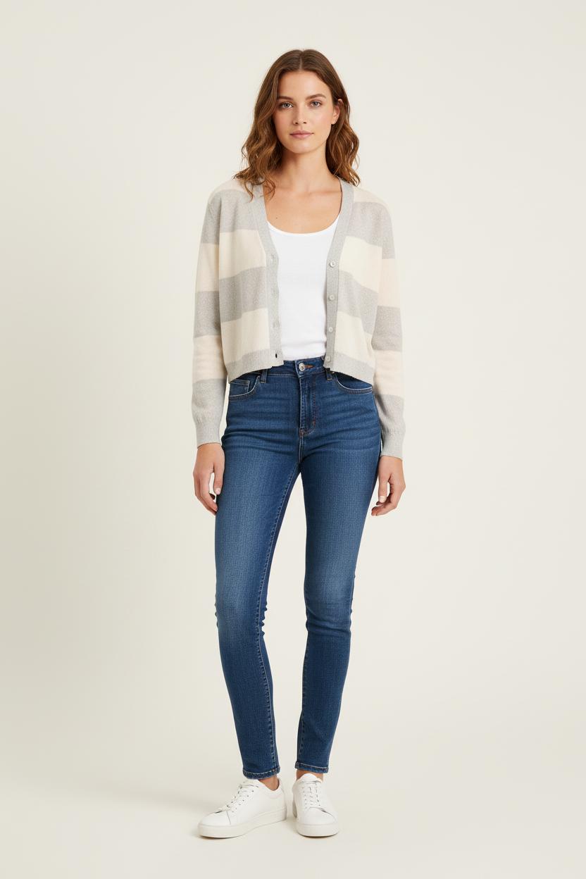 Cardigan ABSOLUT CASHMERE - Seconde main White