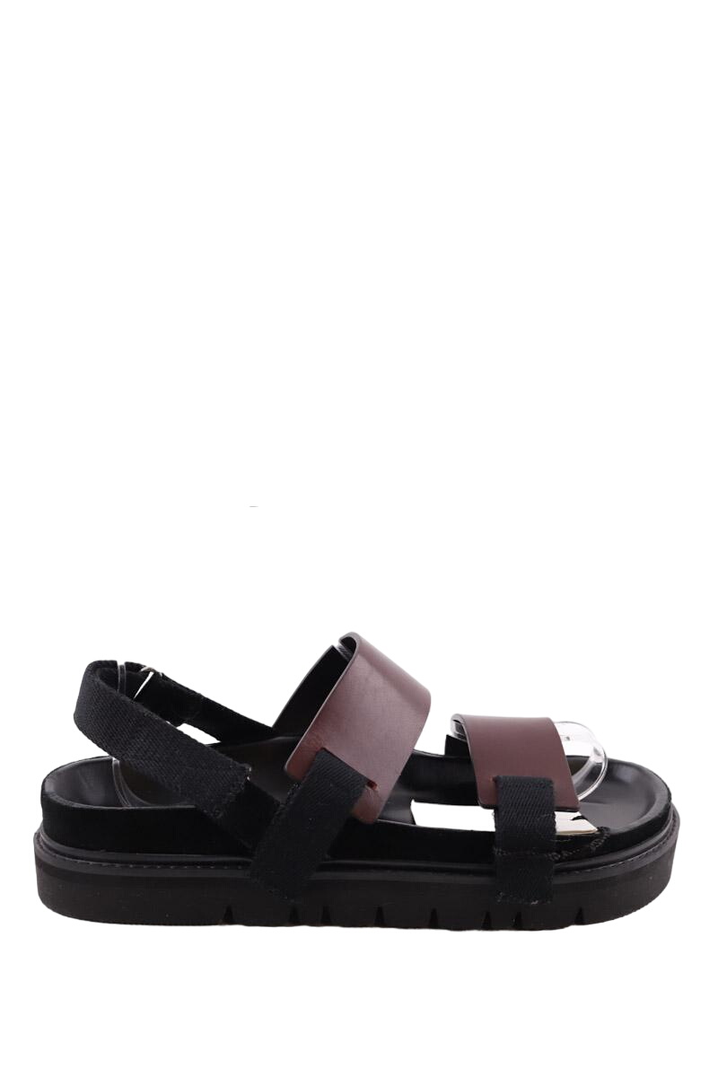 Faux leather sandals ISABEL MARANT - Seconde Main Brown