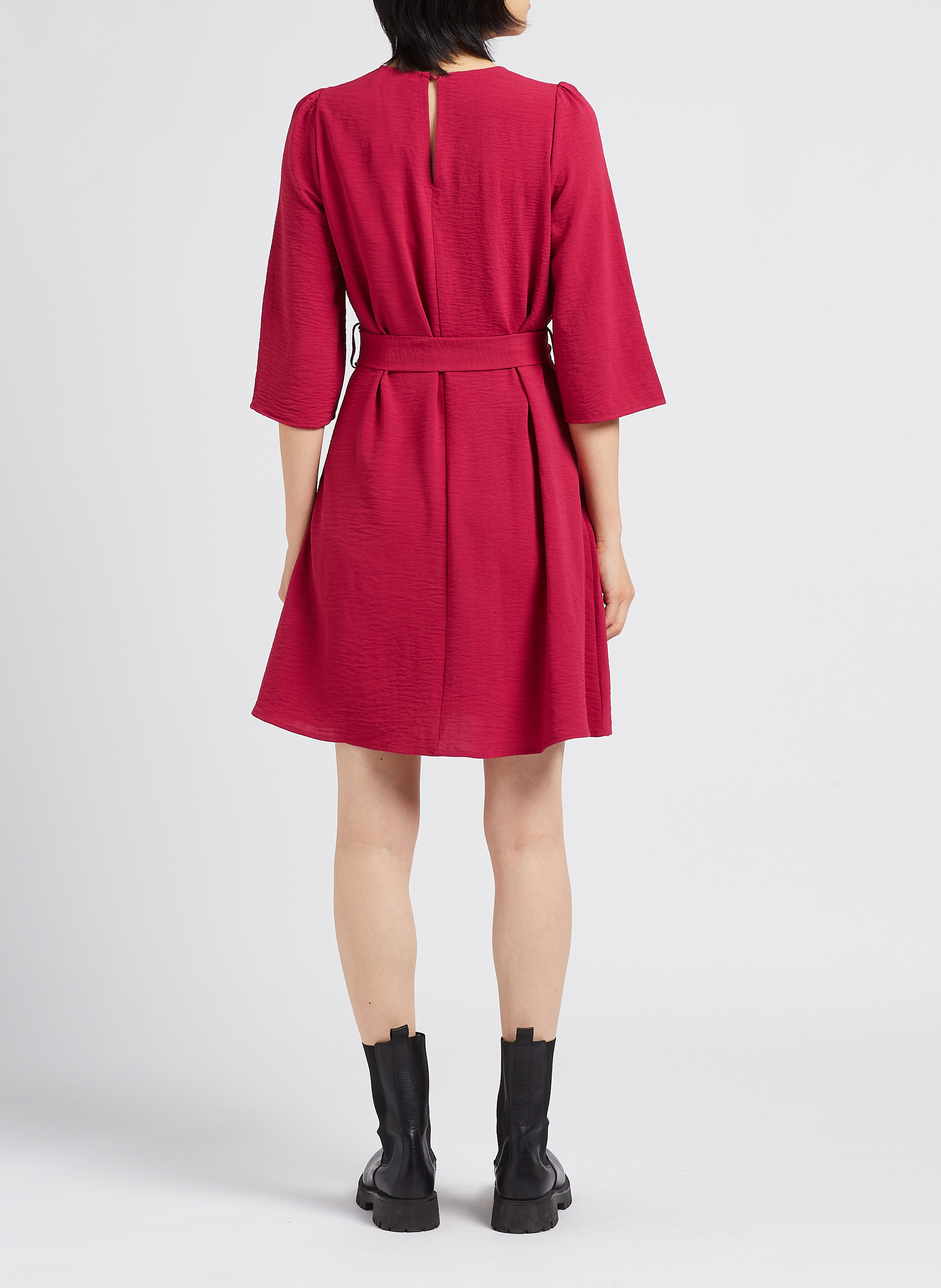 Short V-neck dress GRACE ET MILA Pink