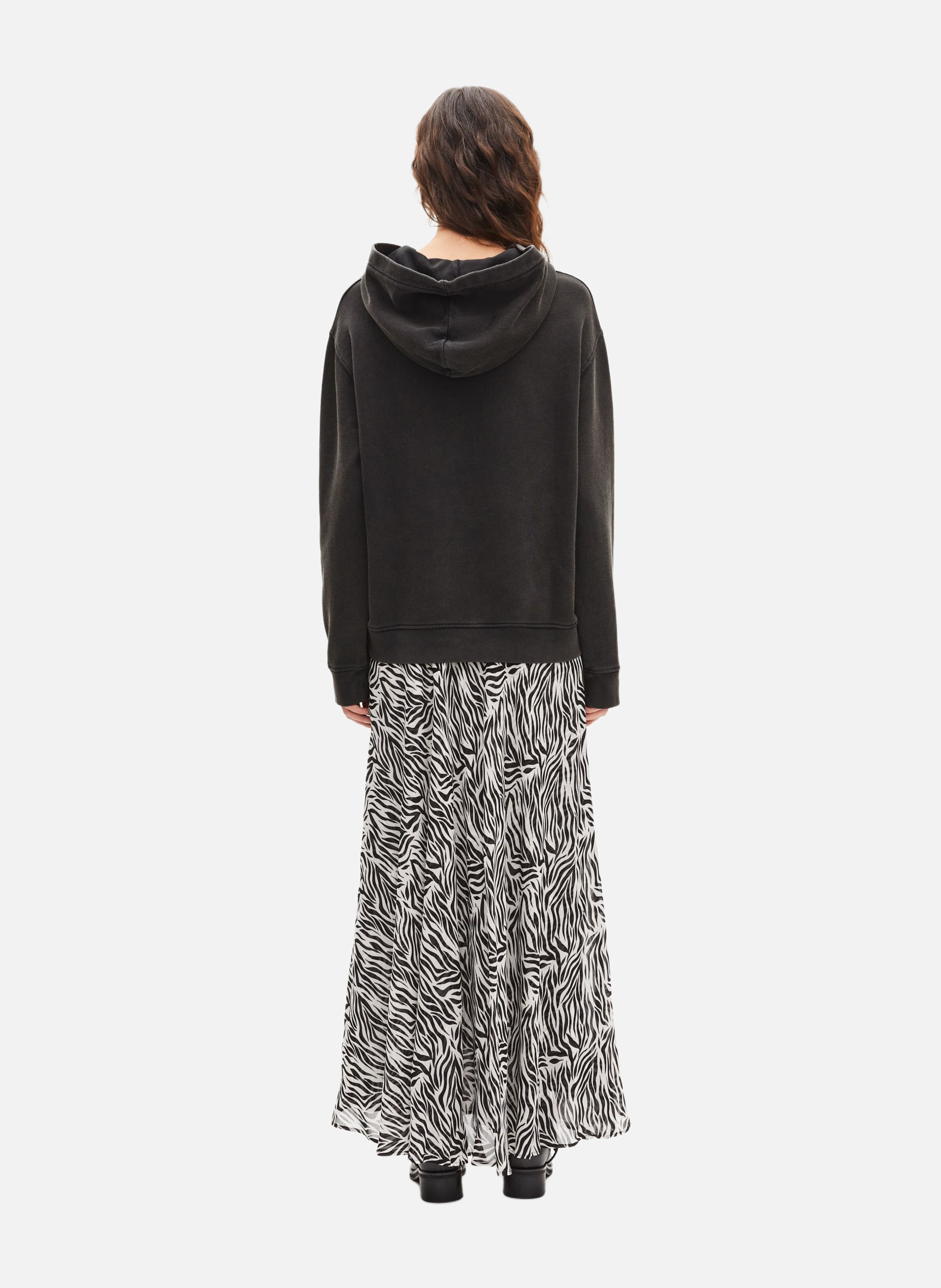 Sweatshirt à capuche avec sérigraphie THE KOOPLES Noir