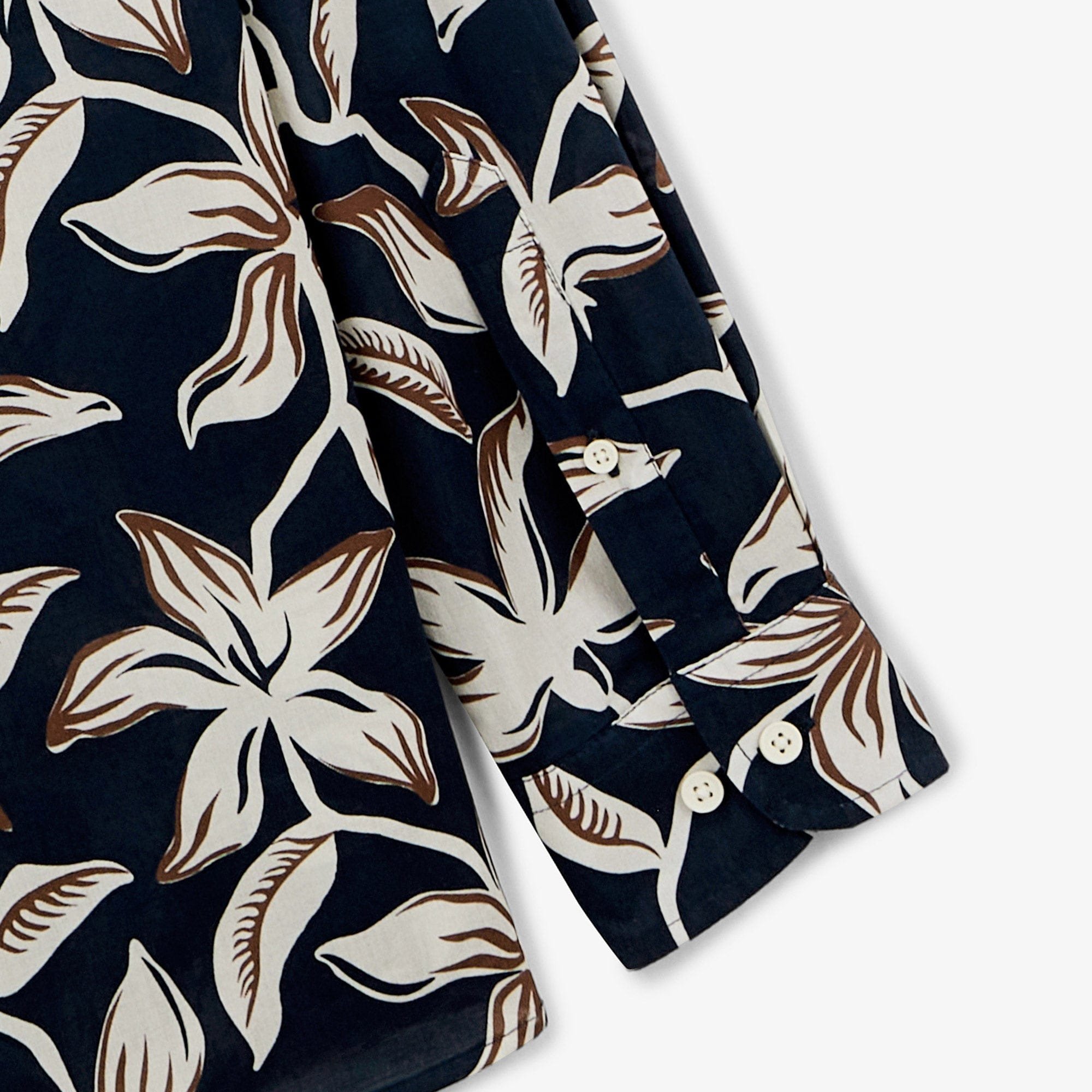 Hibiscus shirt SERGE BLANCO Blue