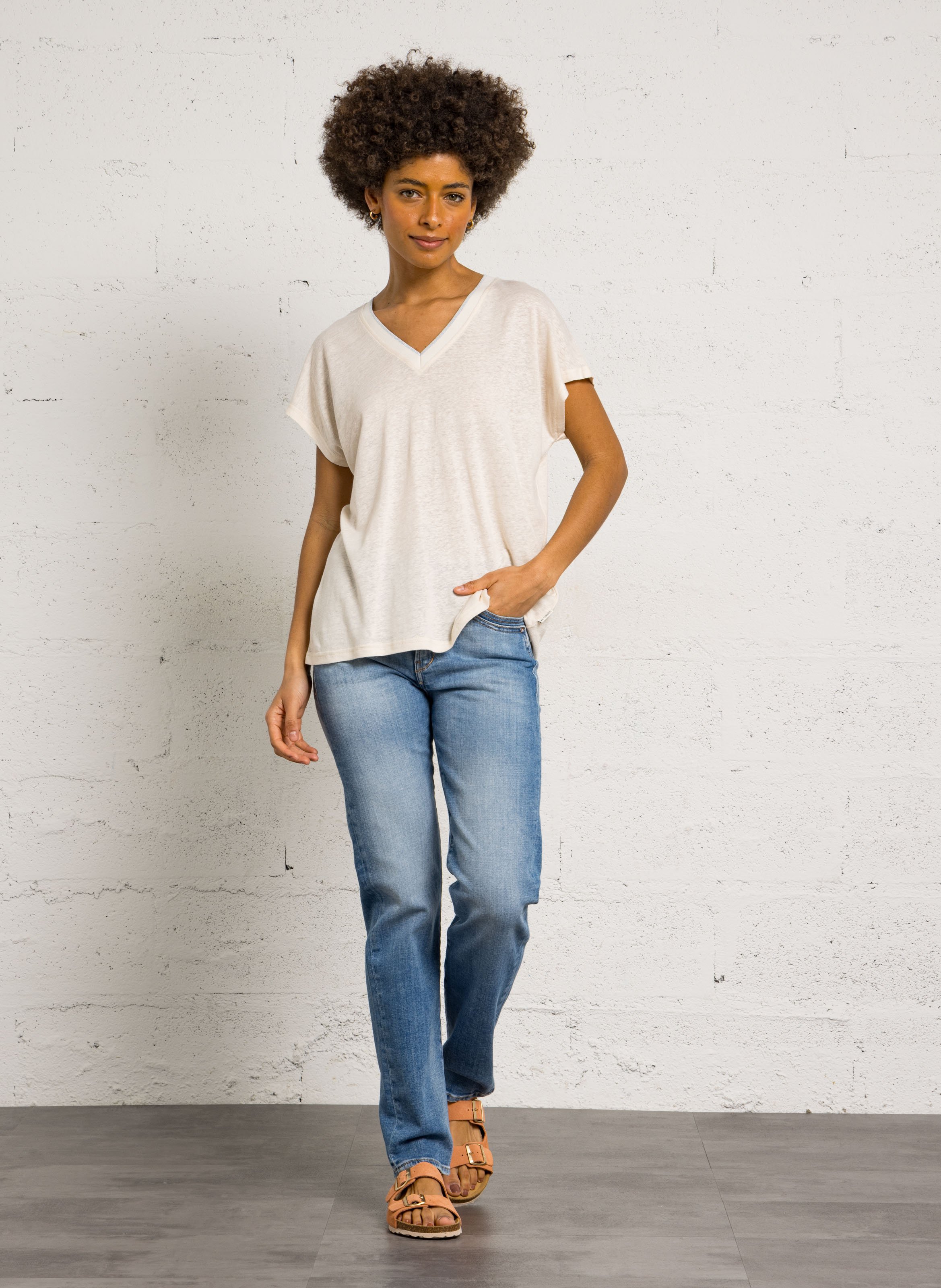 T-shirt LE TEMPS DES CERISES Blauw