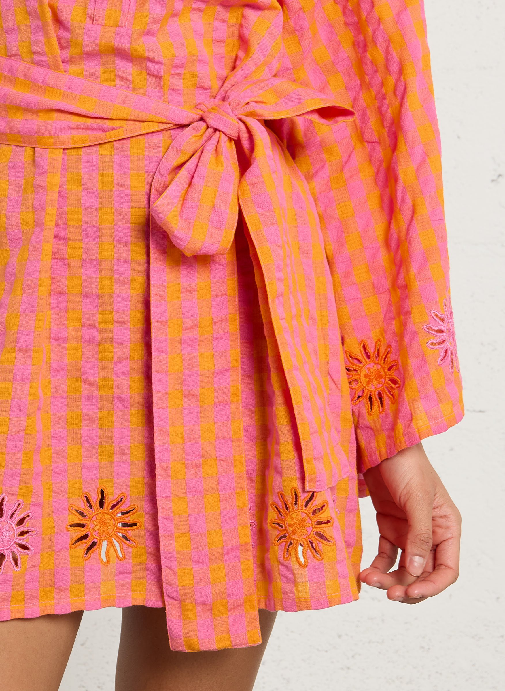 Robe courte ample en coton SUNDRESS Multicolore