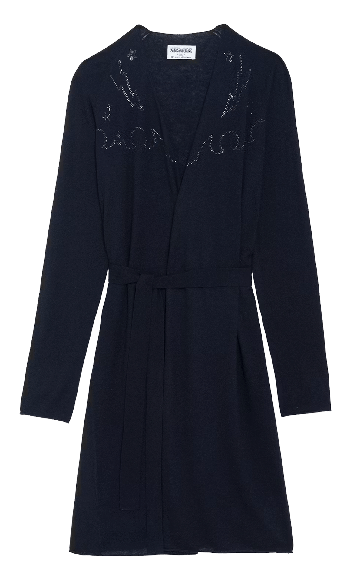 Lang vest van kasjmier ZADIG&VOLTAIRE Blauw