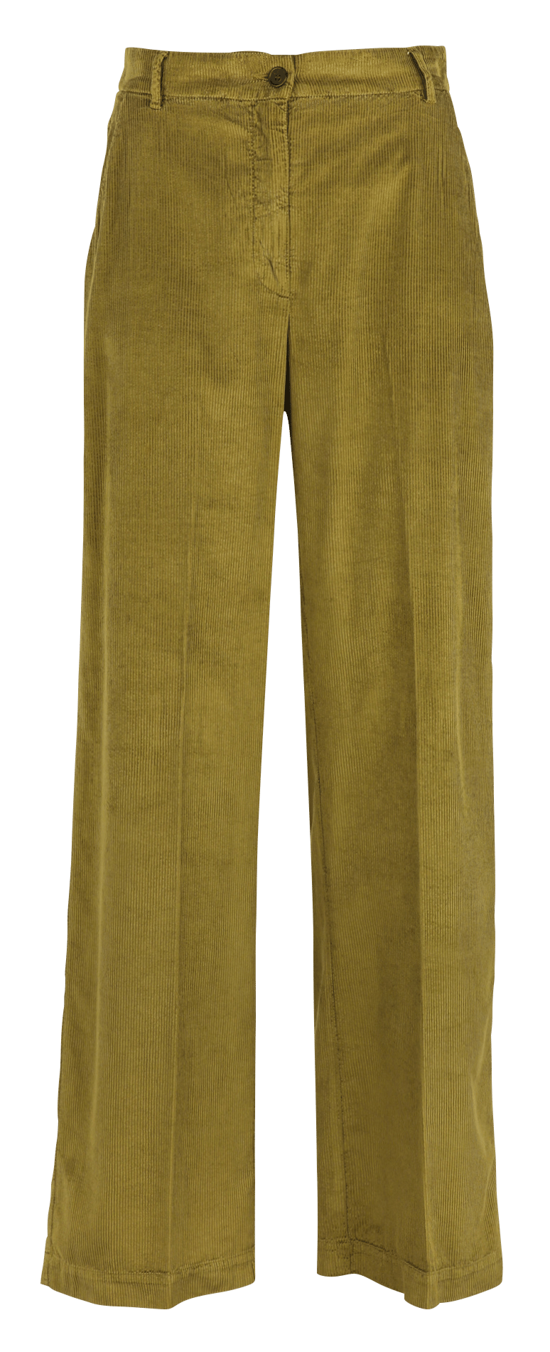 Wijde ribbroek HARTFORD Groen