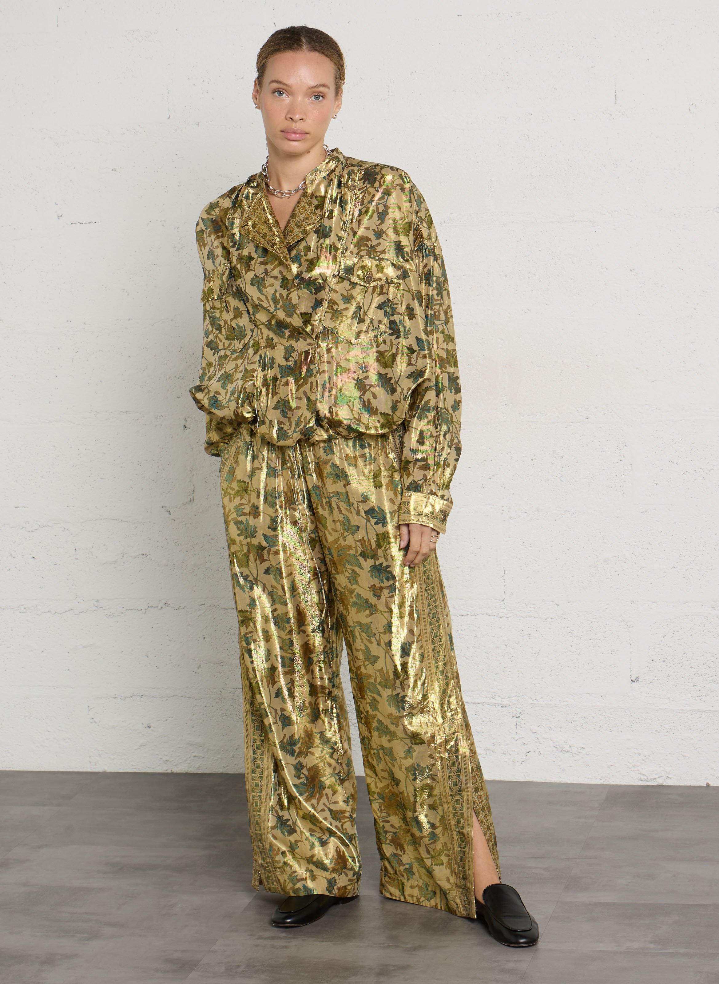 Loose-fit printed blouse MES DEMOISELLES Multicolored