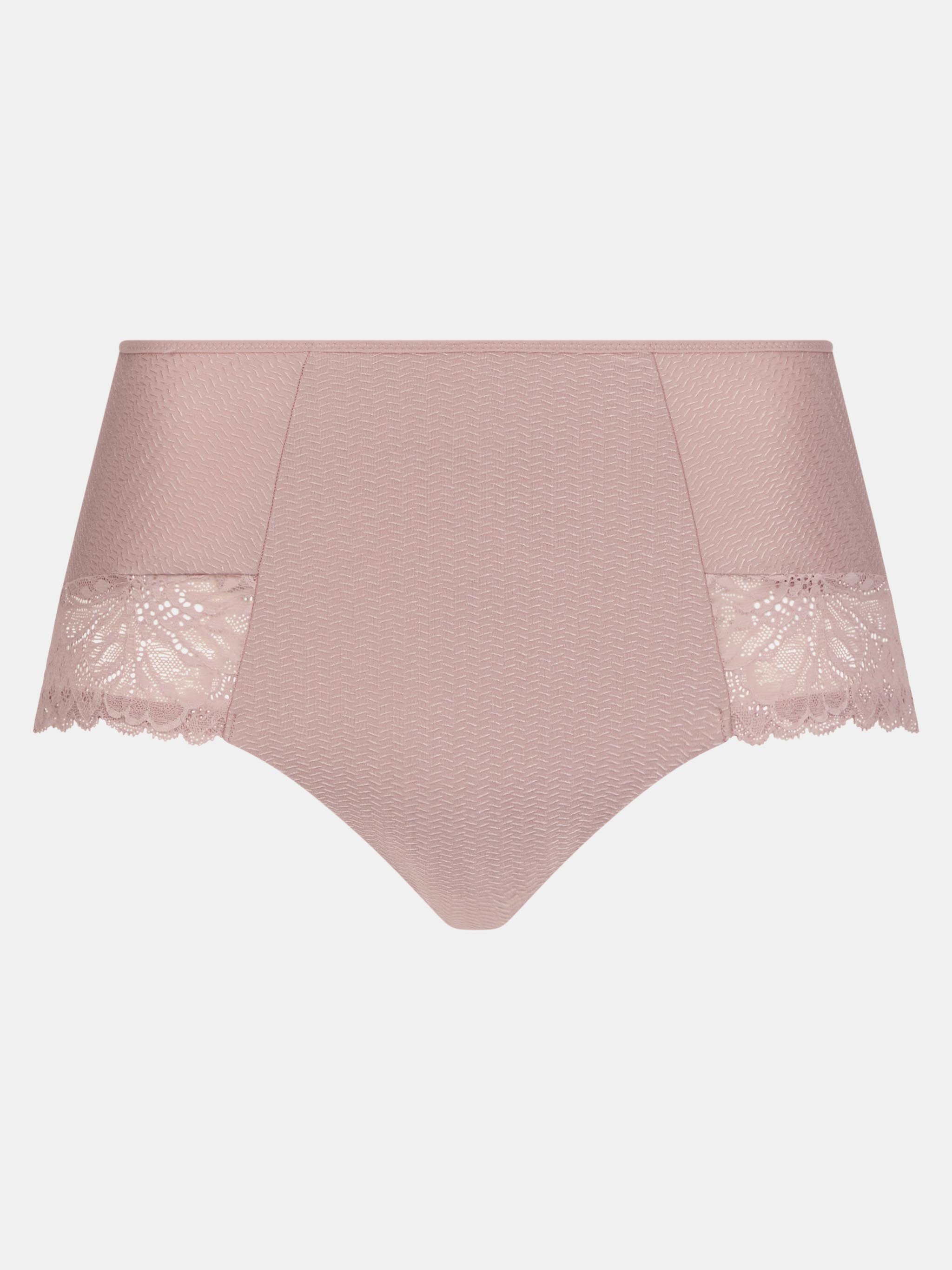 High-waisted lace panties CHANTELLE Pink