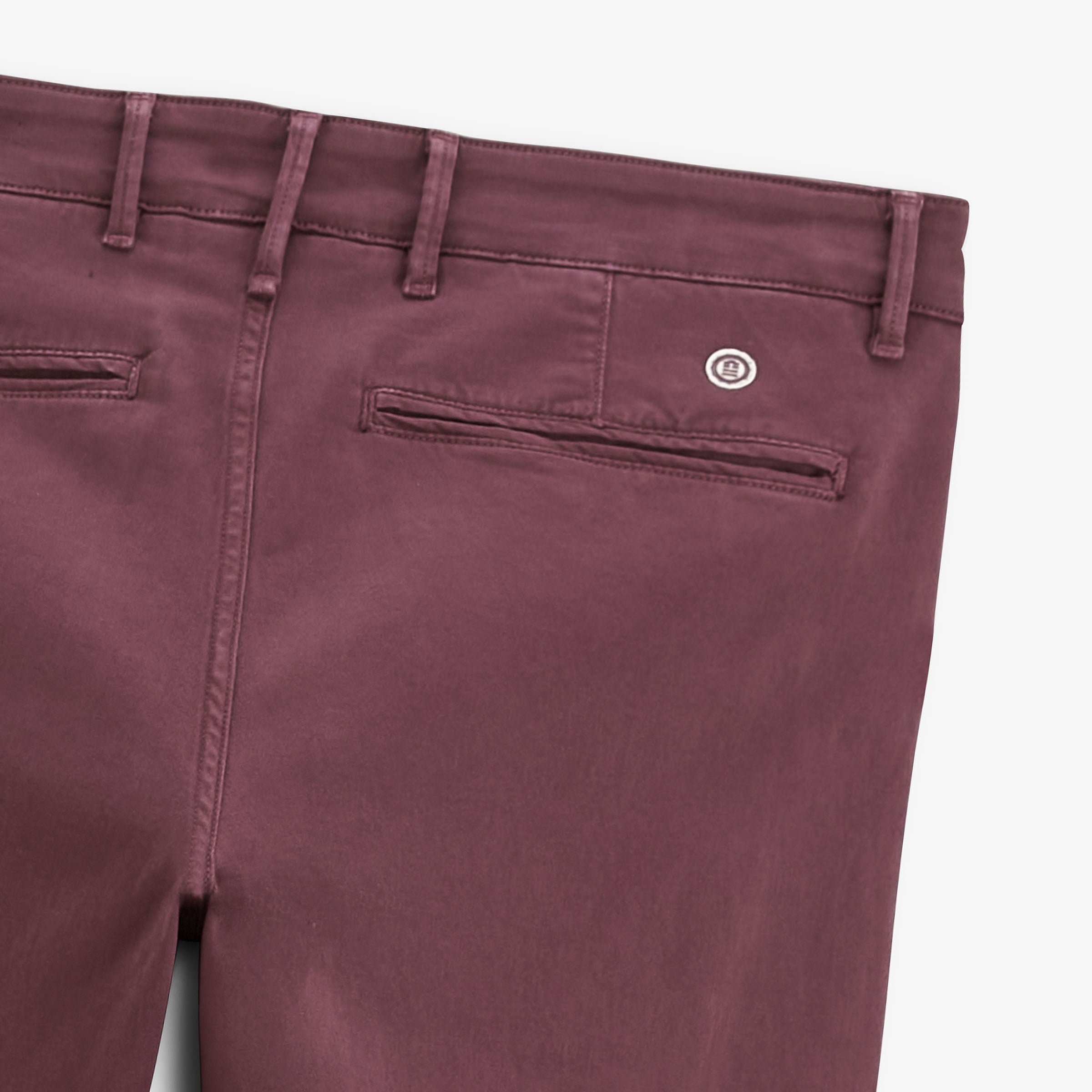 Stretch cotton chino with comfortable fit SERGE BLANCO Red