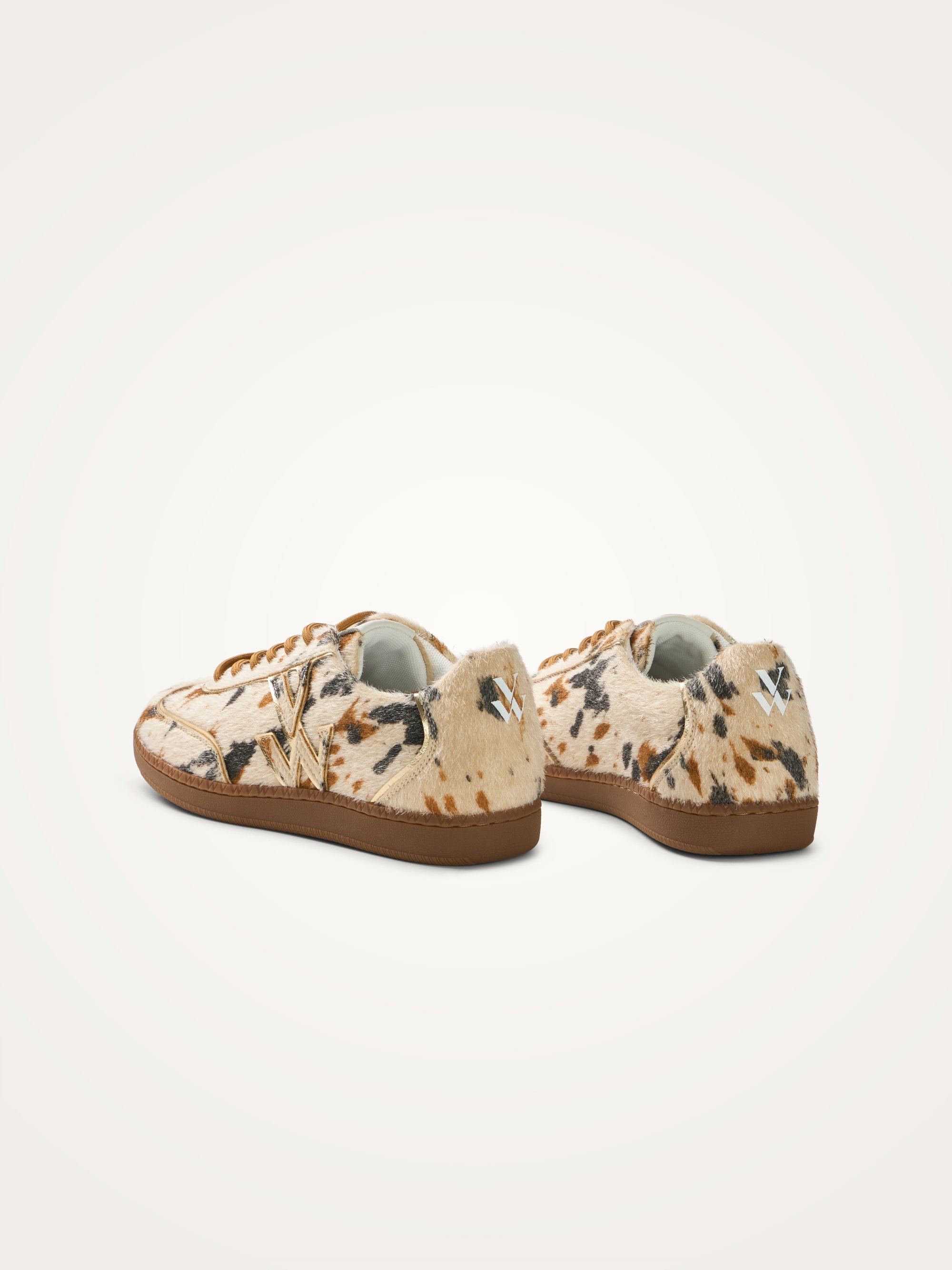 Sneakers with monogram on retro sole VANESSA WU White
