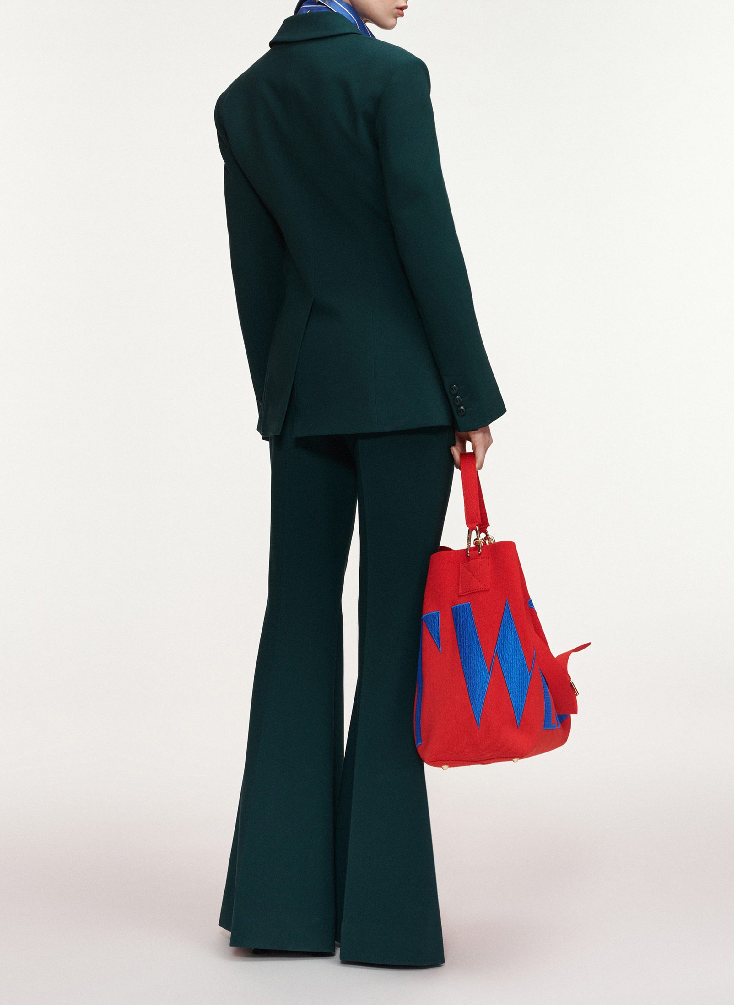 Chaqueta blazer entallada ESSENTIEL ANTWERP Verde