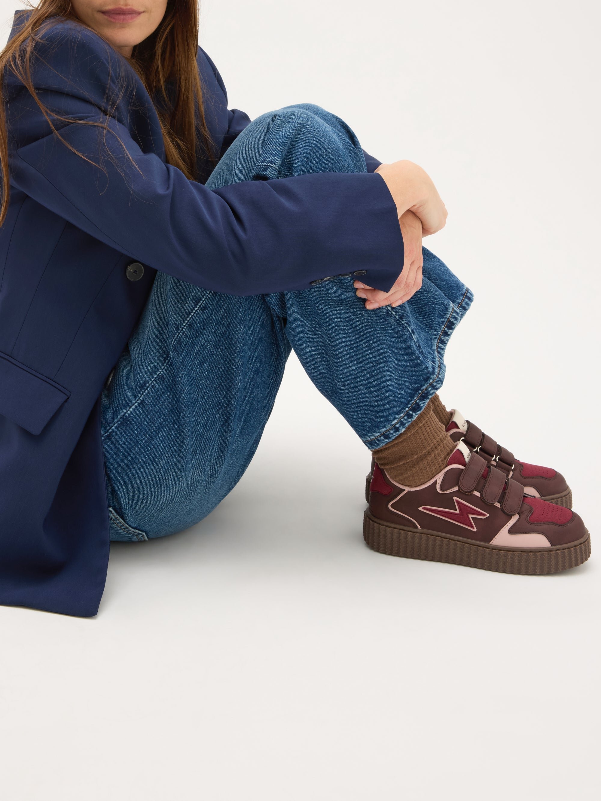 Low Velcro trainers VANESSA WU Red