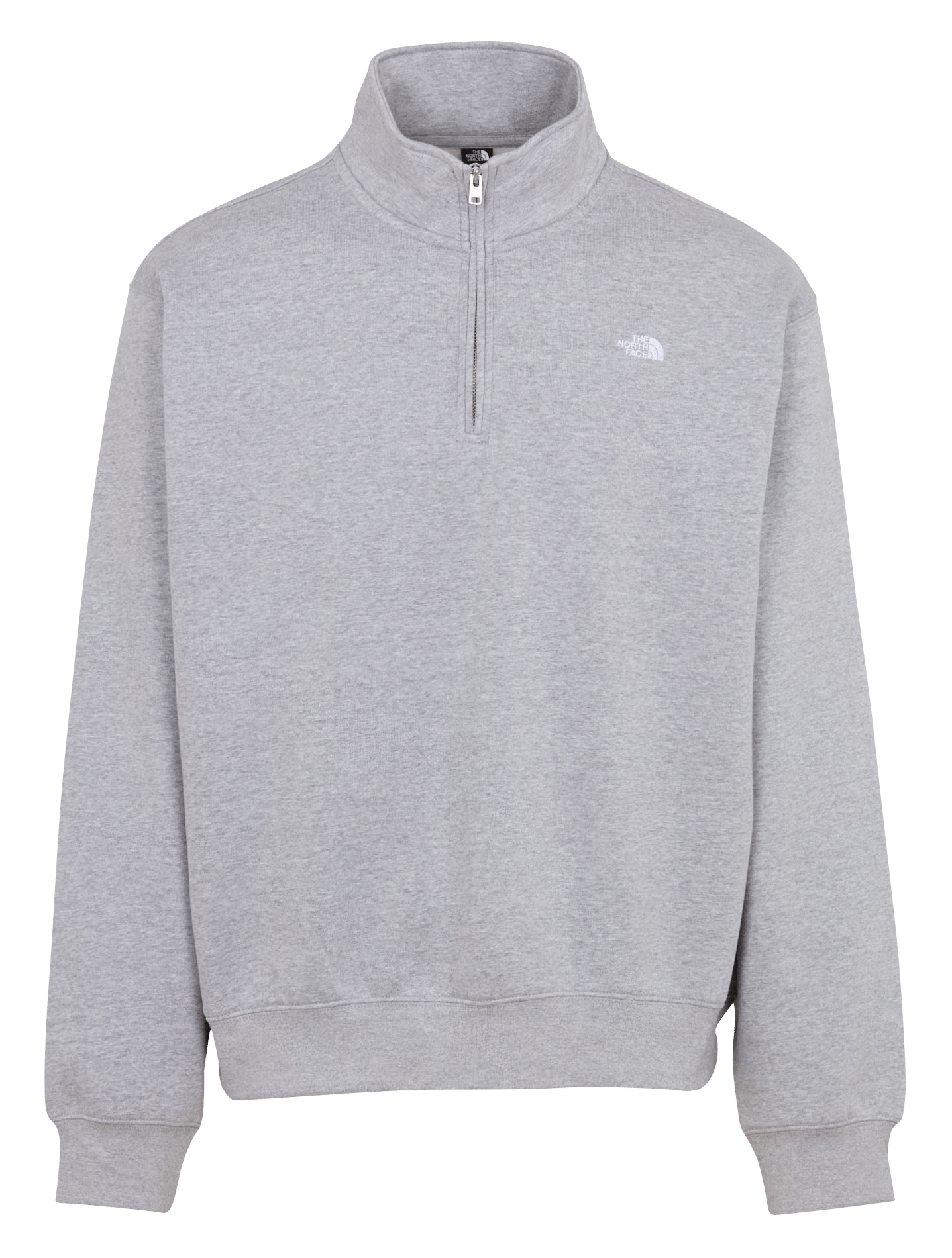 Weiter Pullover aus Baumwoll-Mix mit Stehkragen THE NORTH FACE Grau