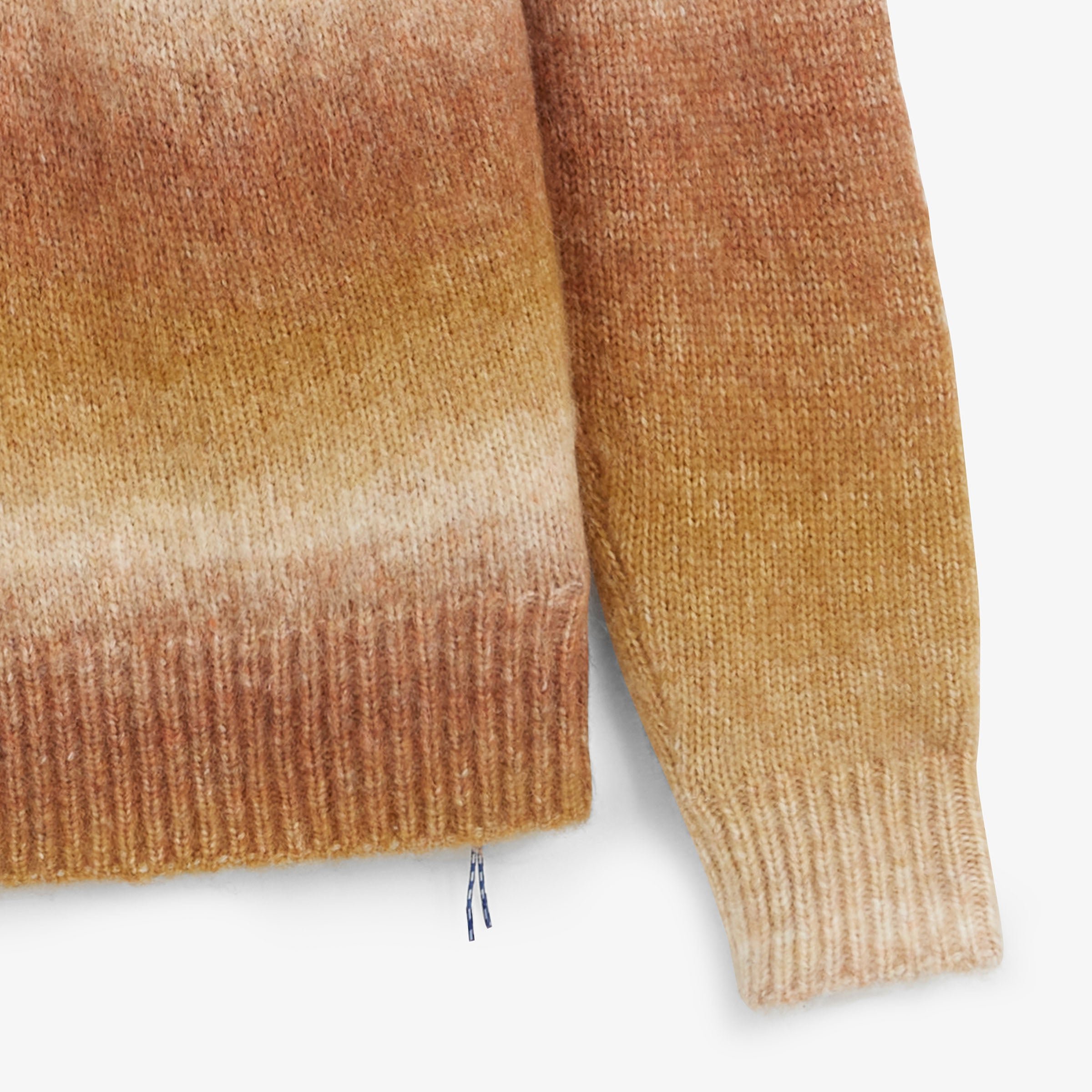 MERLIN caramel gradient crew-neck sweater sbplay SERGE BLANCO Brown