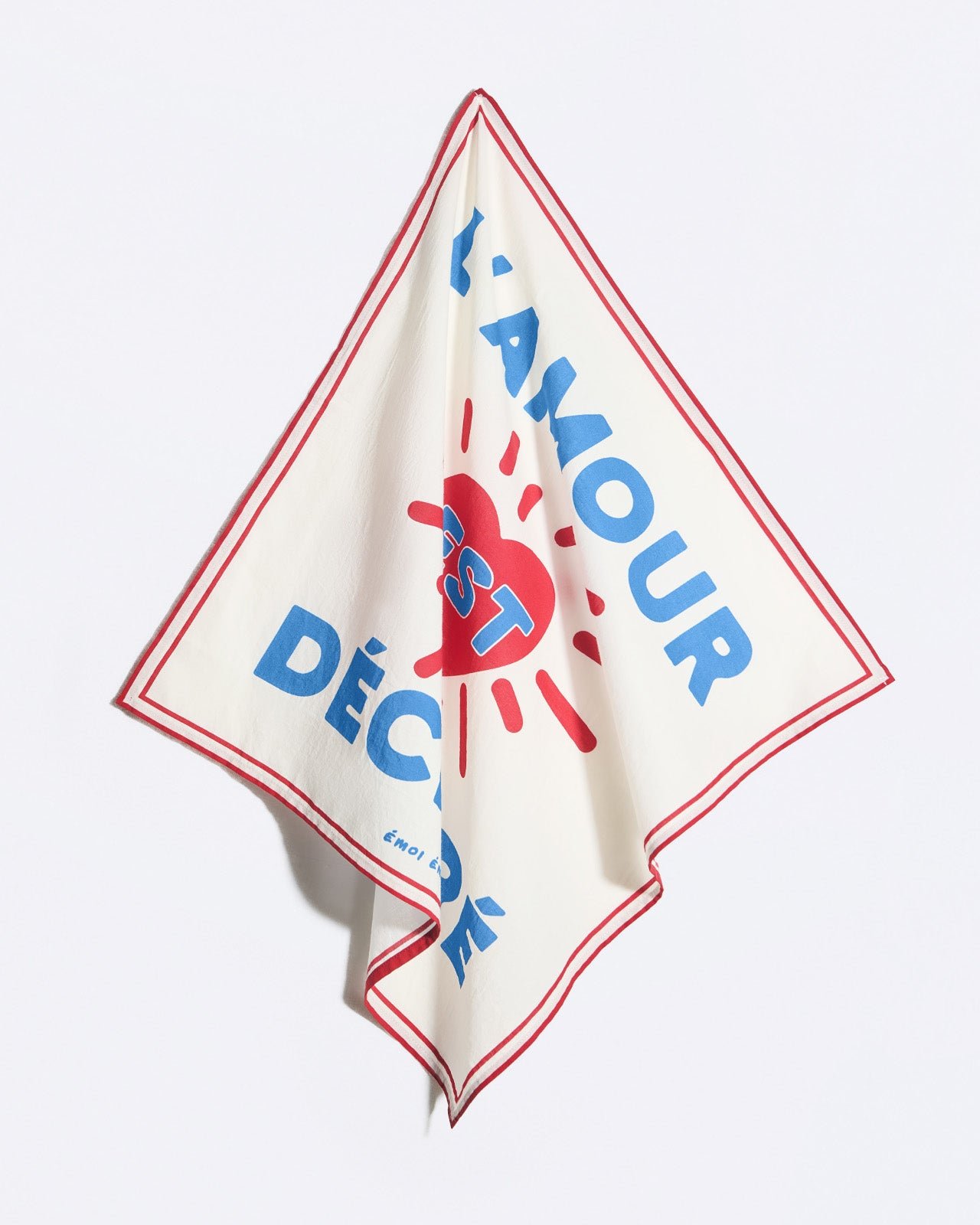 The "Love Is Declared" Bandana EMOI EMOI White