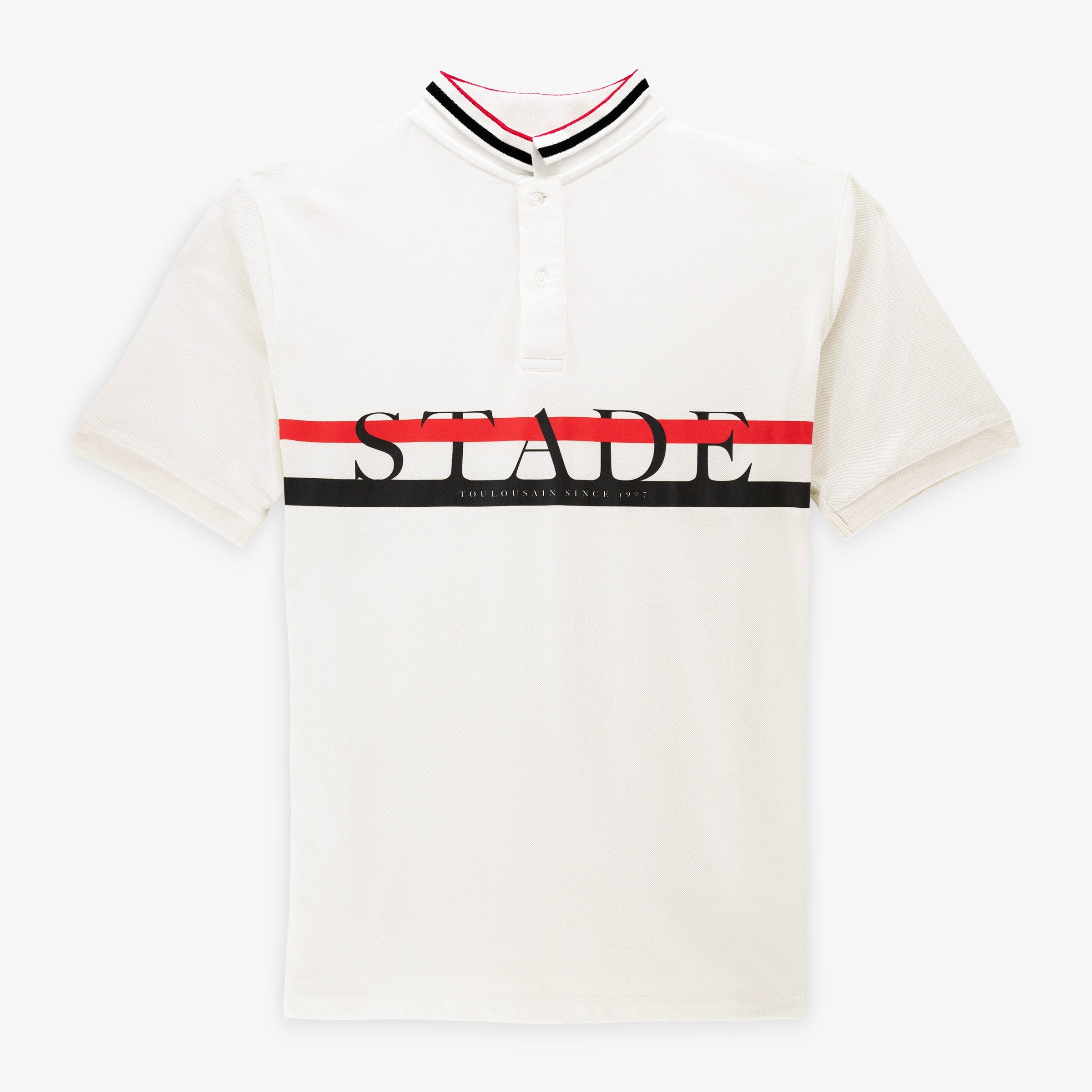 Short-sleeved cotton polo shirt SERGE BLANCO White