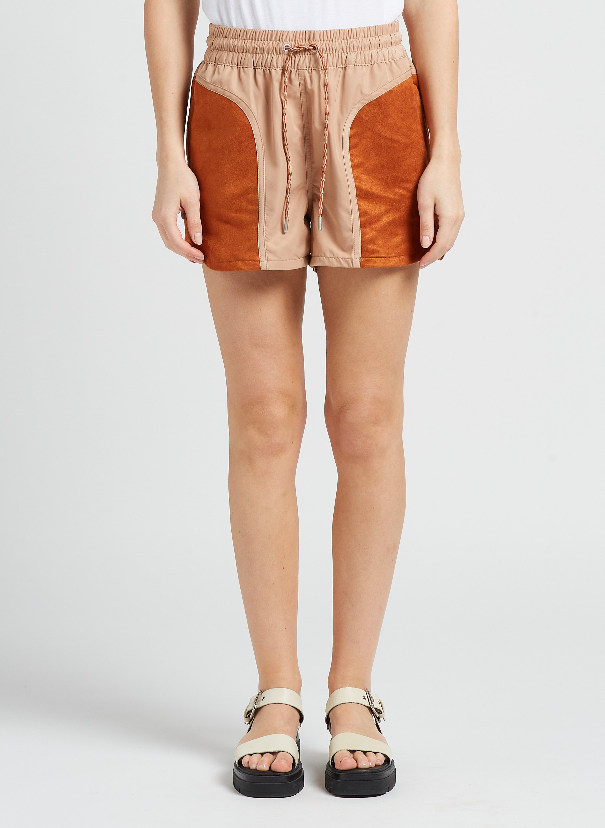 Straight-leg shorts PUMA Orange