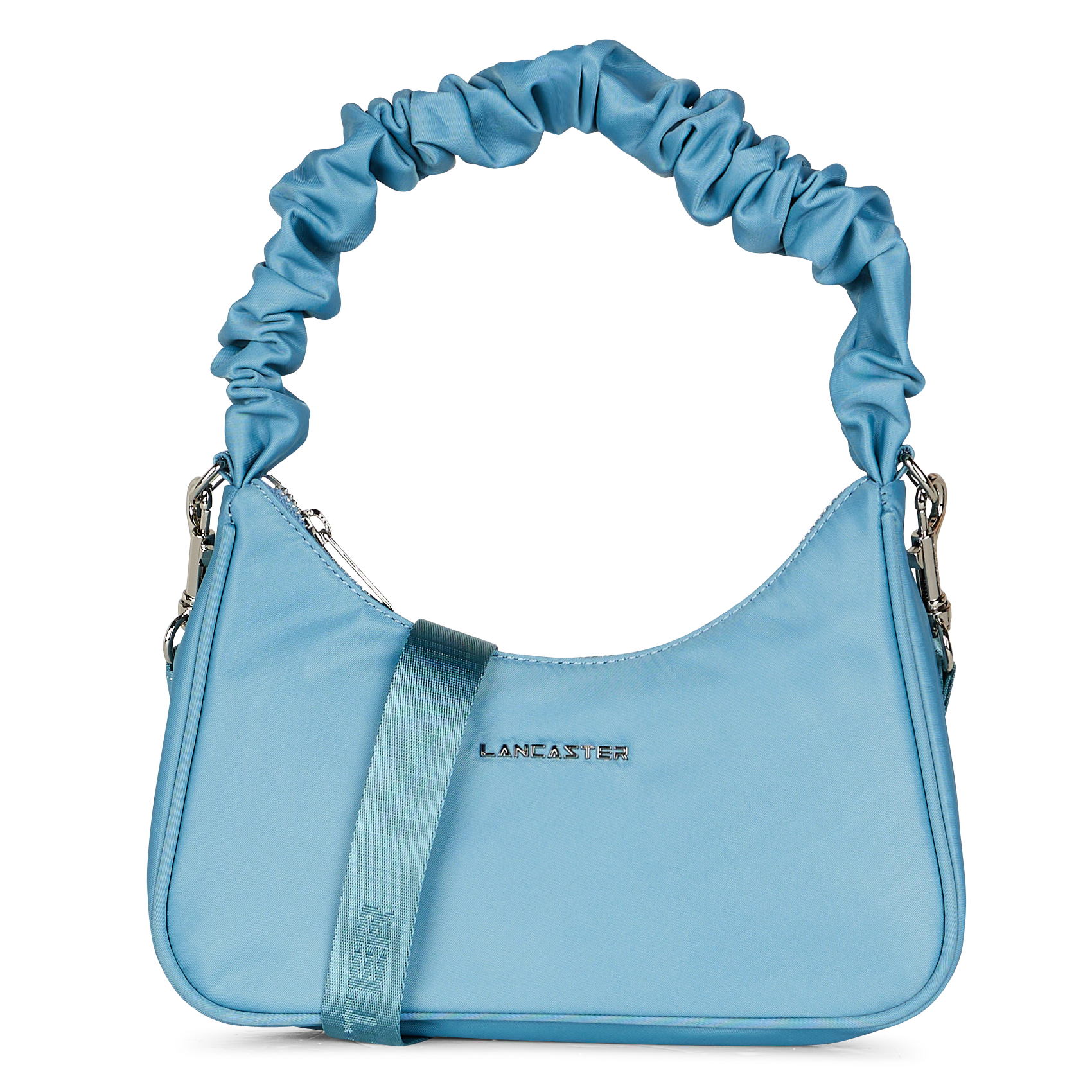 Langwerpige handtas met schouderriem BlauwLANCASTER PARIS