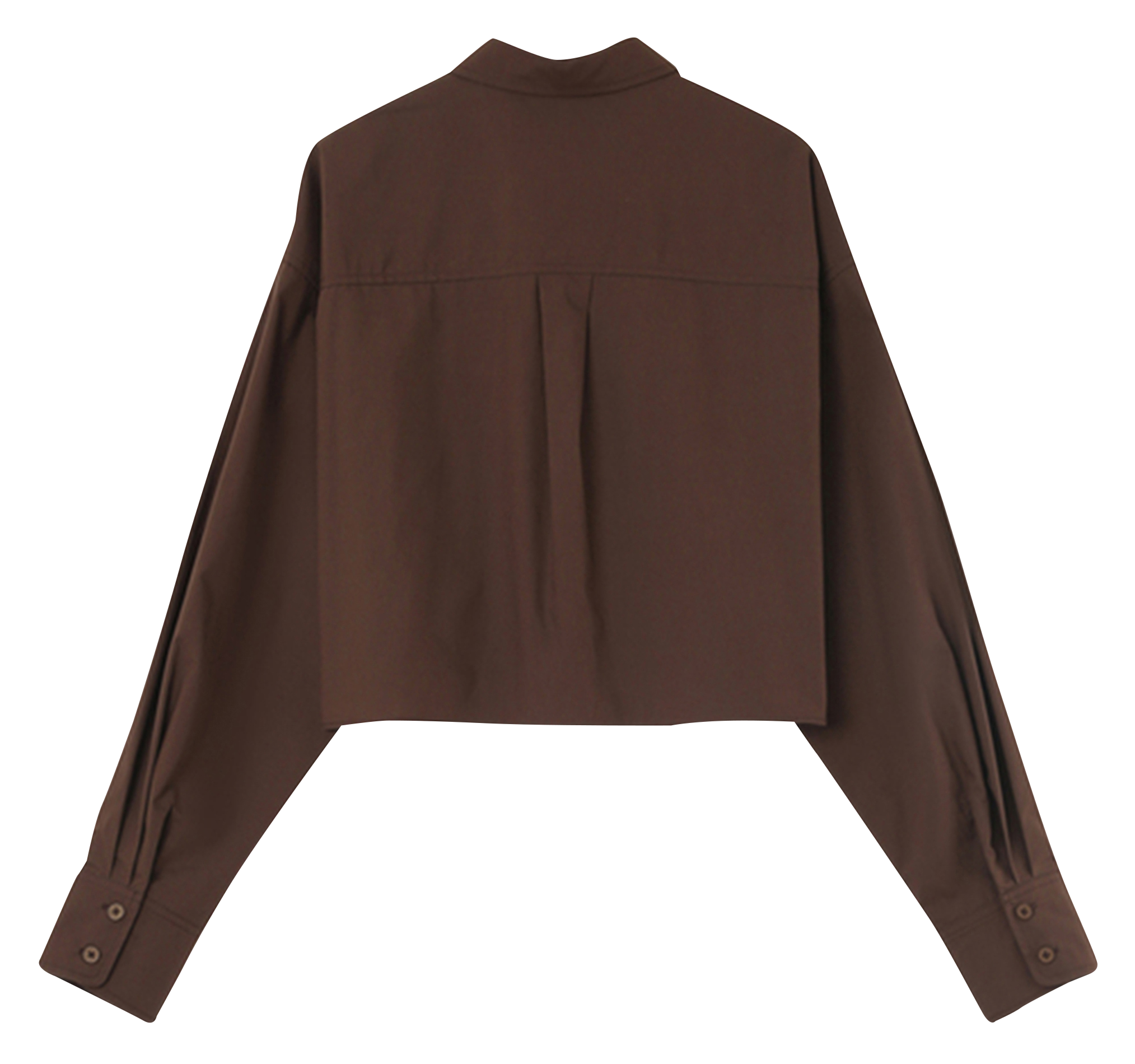 Chemise court en coton GRACE ET MILA Marron