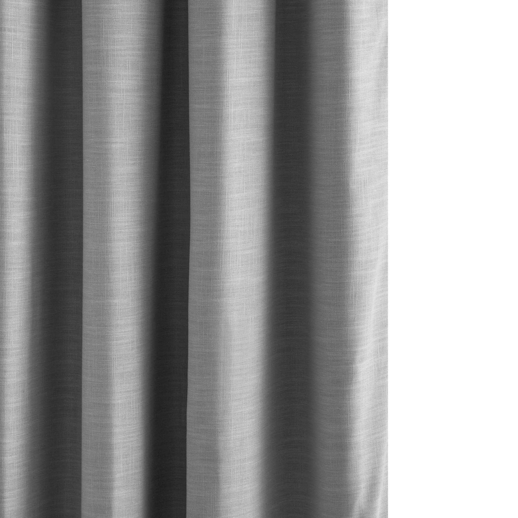 BELLAVISTA - Lined black-out curtain with eyelets MADURA Grey