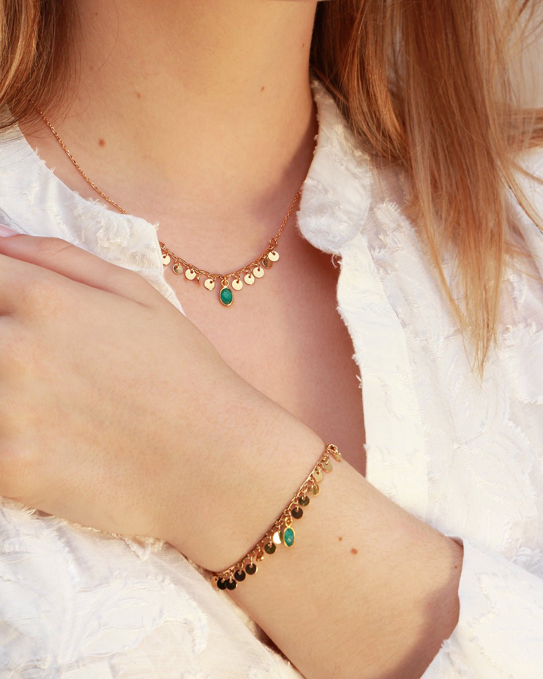 Necklace NILAI White