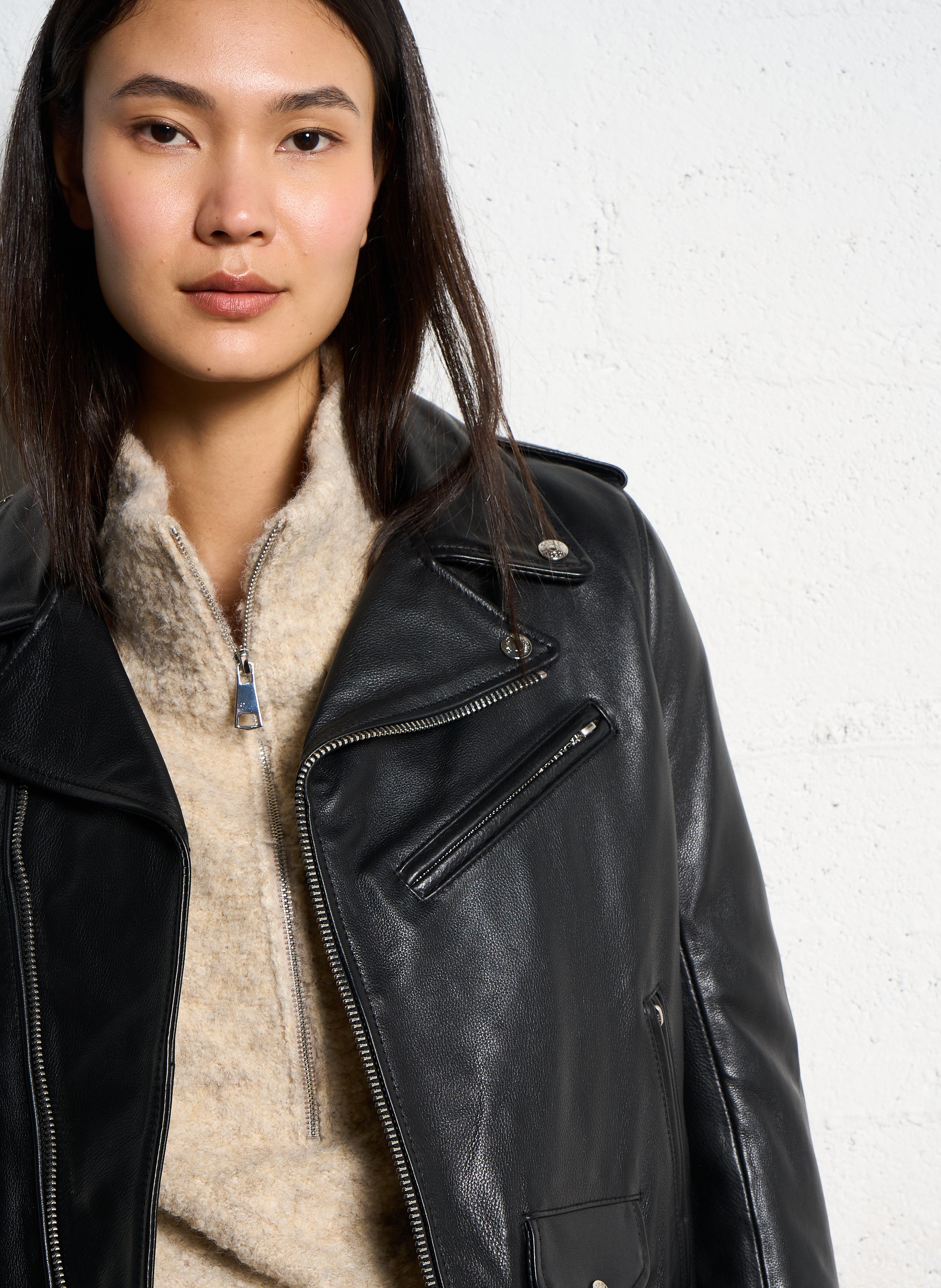 Perfecto-Lederjacke aus Rindsleder SCHOTT Schwarz