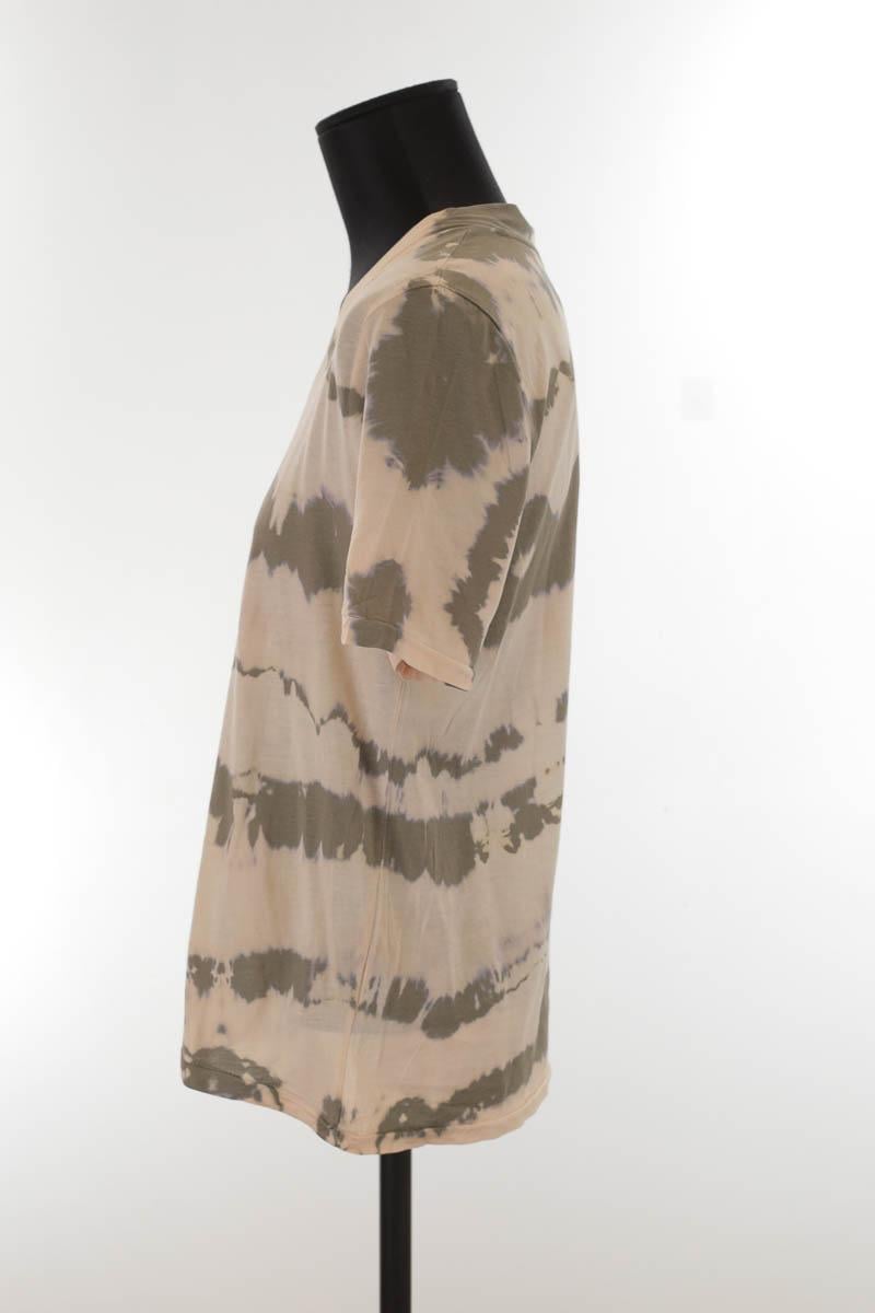 Cotton T-shirt CHLOE STORA - SECONDE MAIN Beige