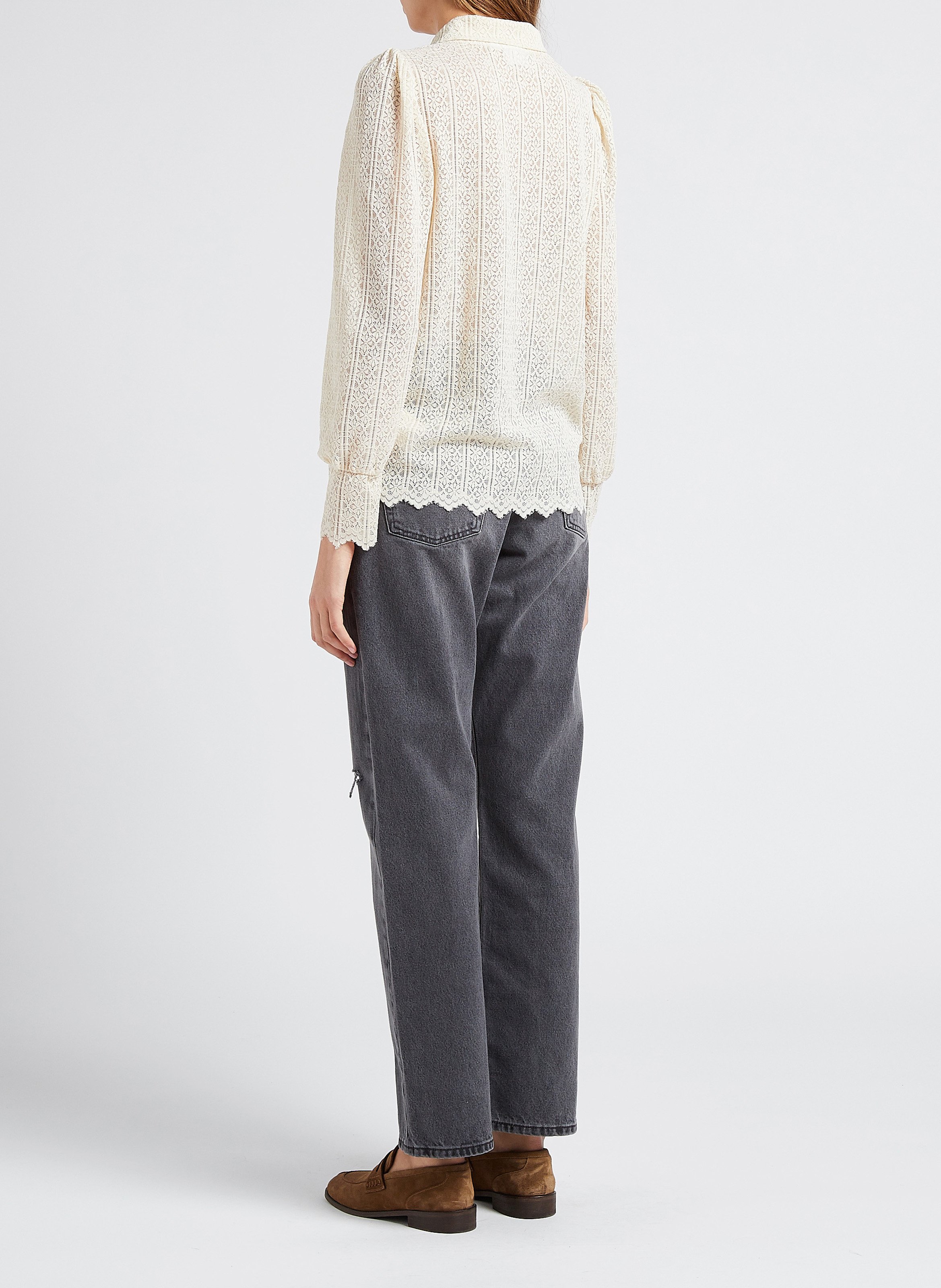 Jean coupe ample taille mi-haute  LEVI'S Noir