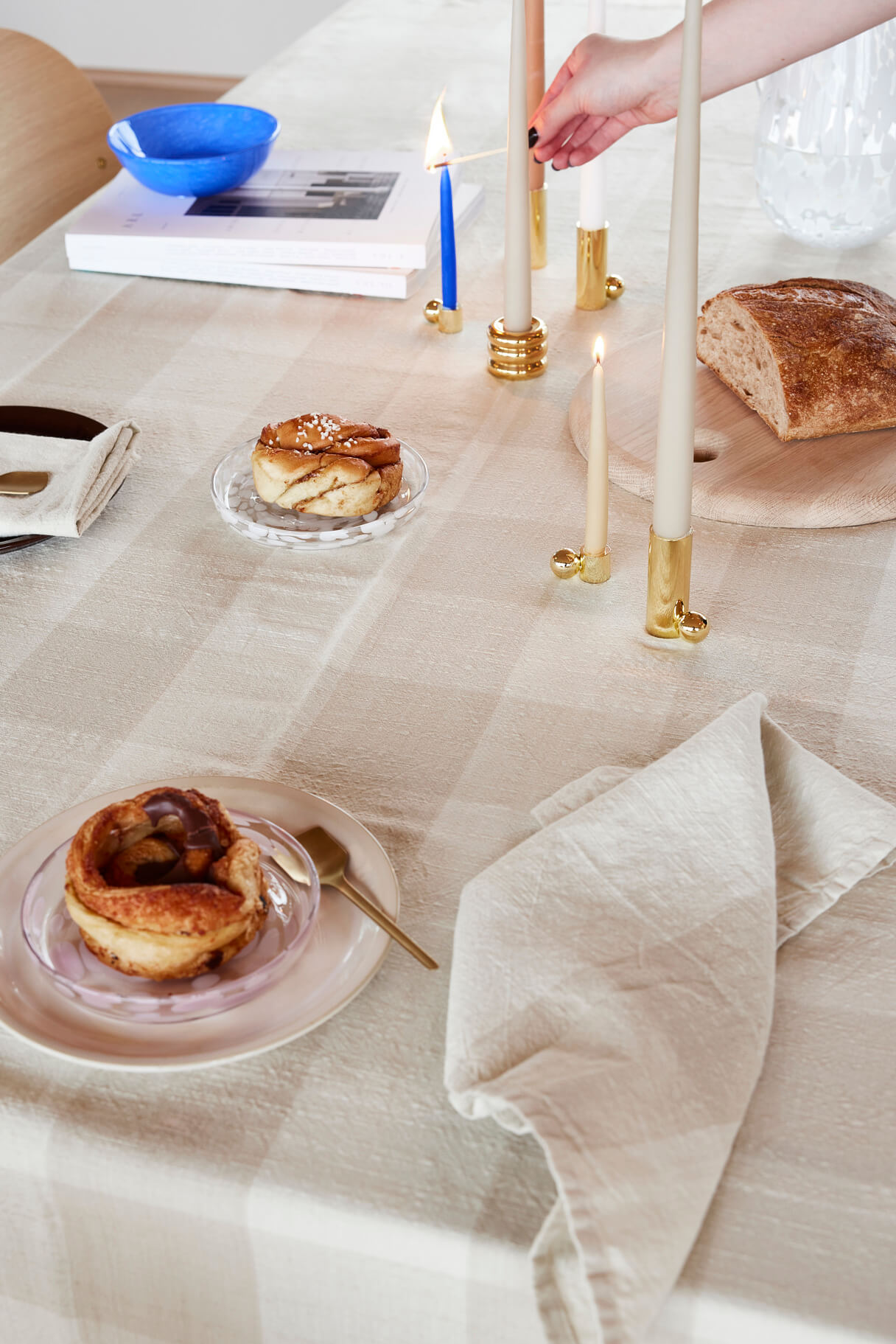 Set of 2 cotton table napkins OYOY LIVING DESIGN Beige