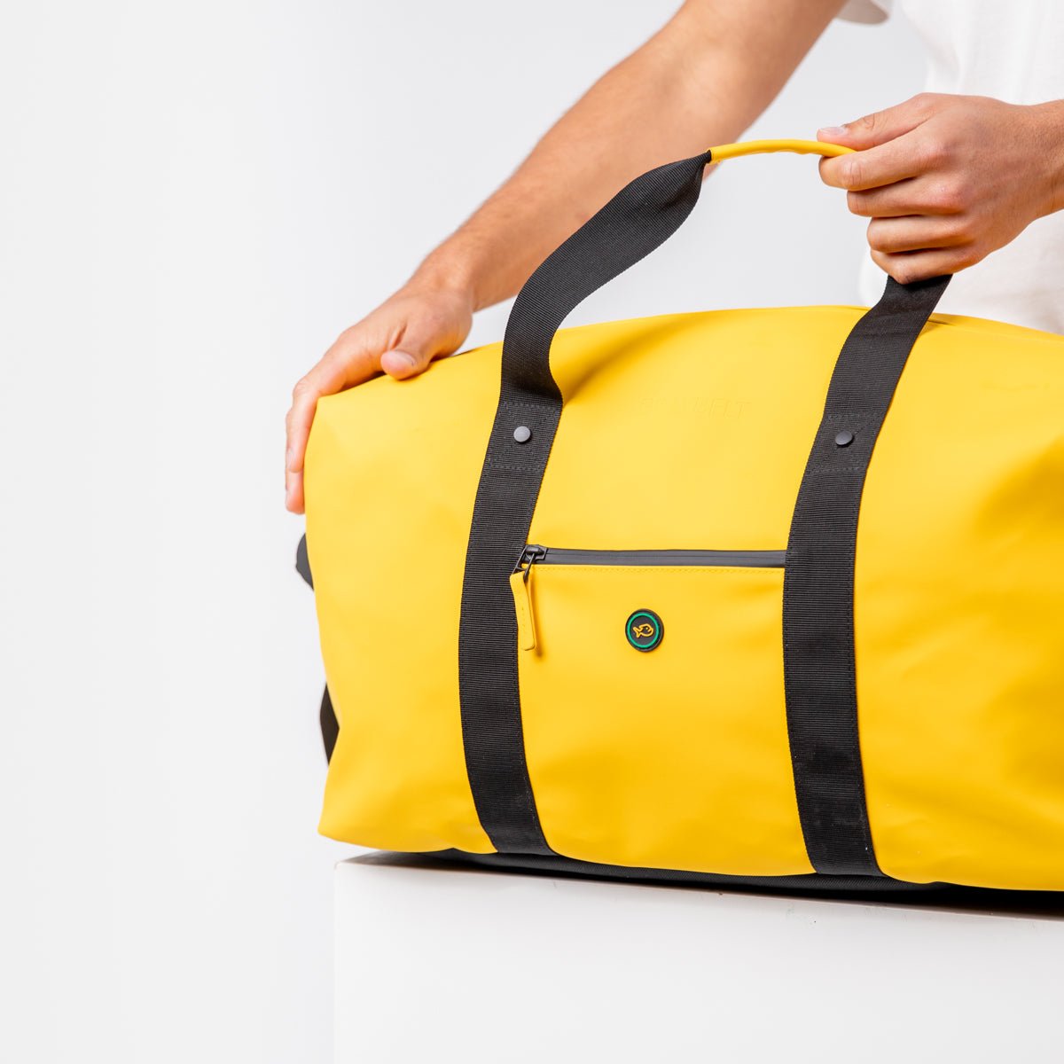 Duffle bag travel bag Yellow