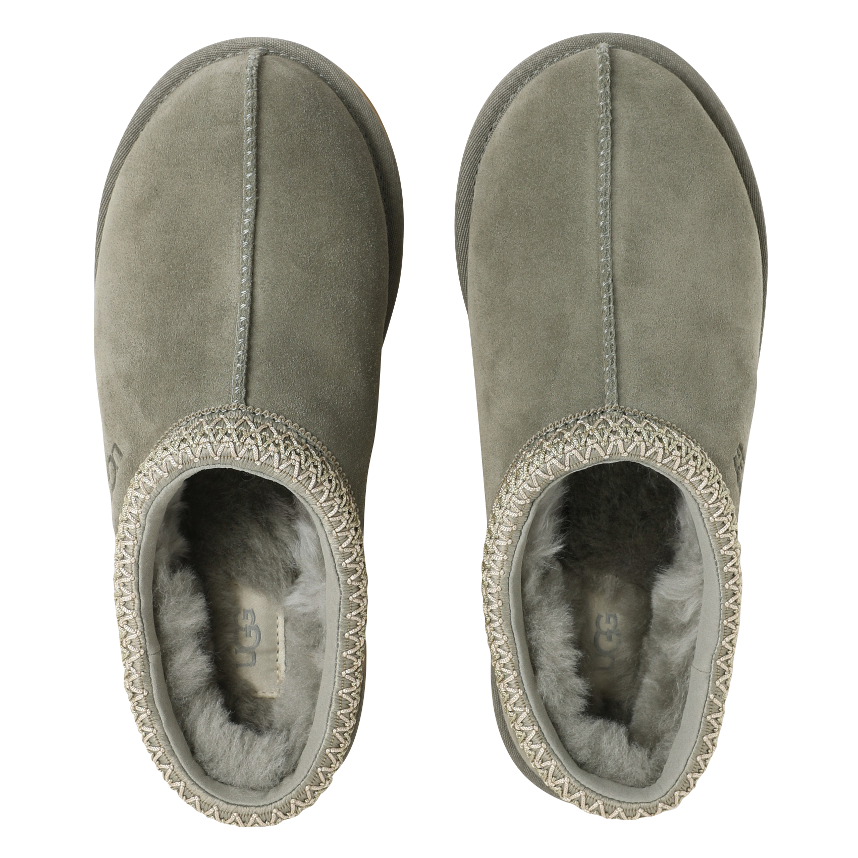 Sabots en cuir mélangé UGG Vert