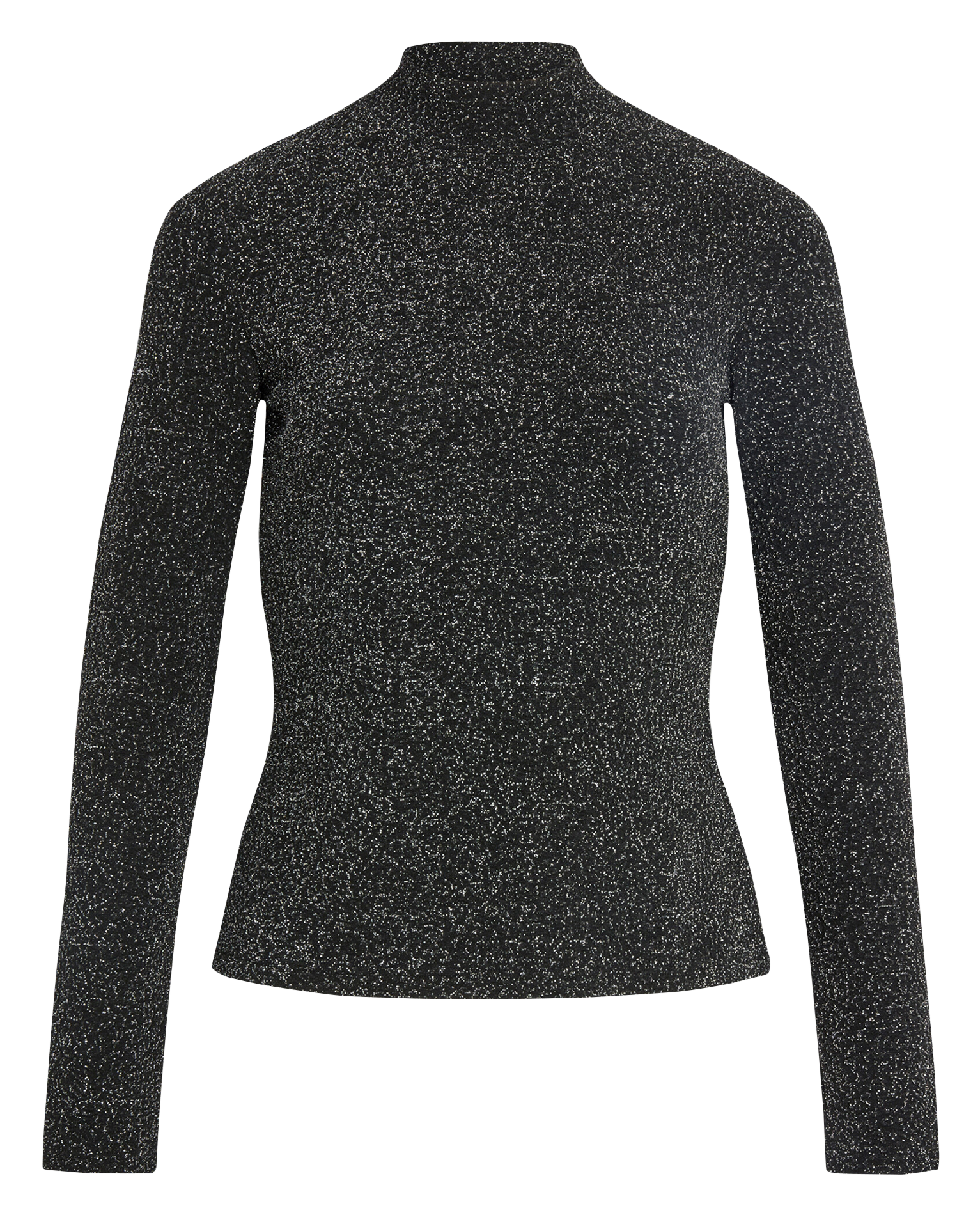 Top manches longues pailleté MORGAN Argent