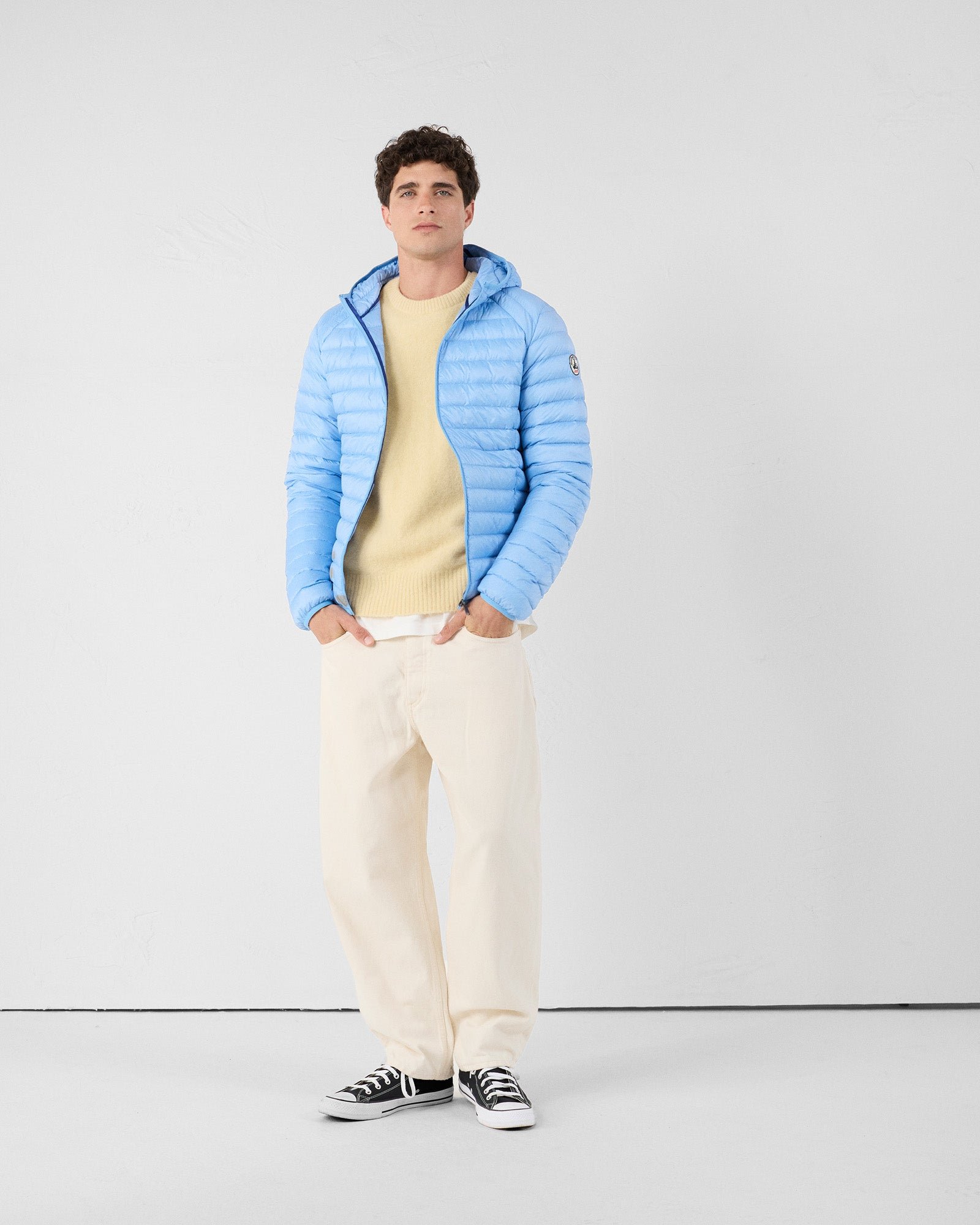 Lightweight hooded puffer jacket nico JOTT Blue