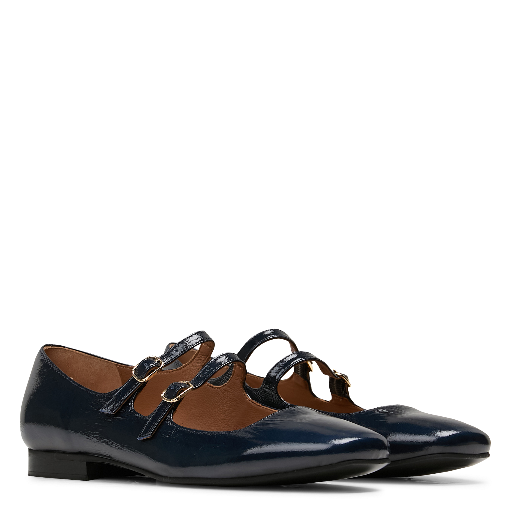 Ballerines en cuir MELLOW YELLOW Bleu