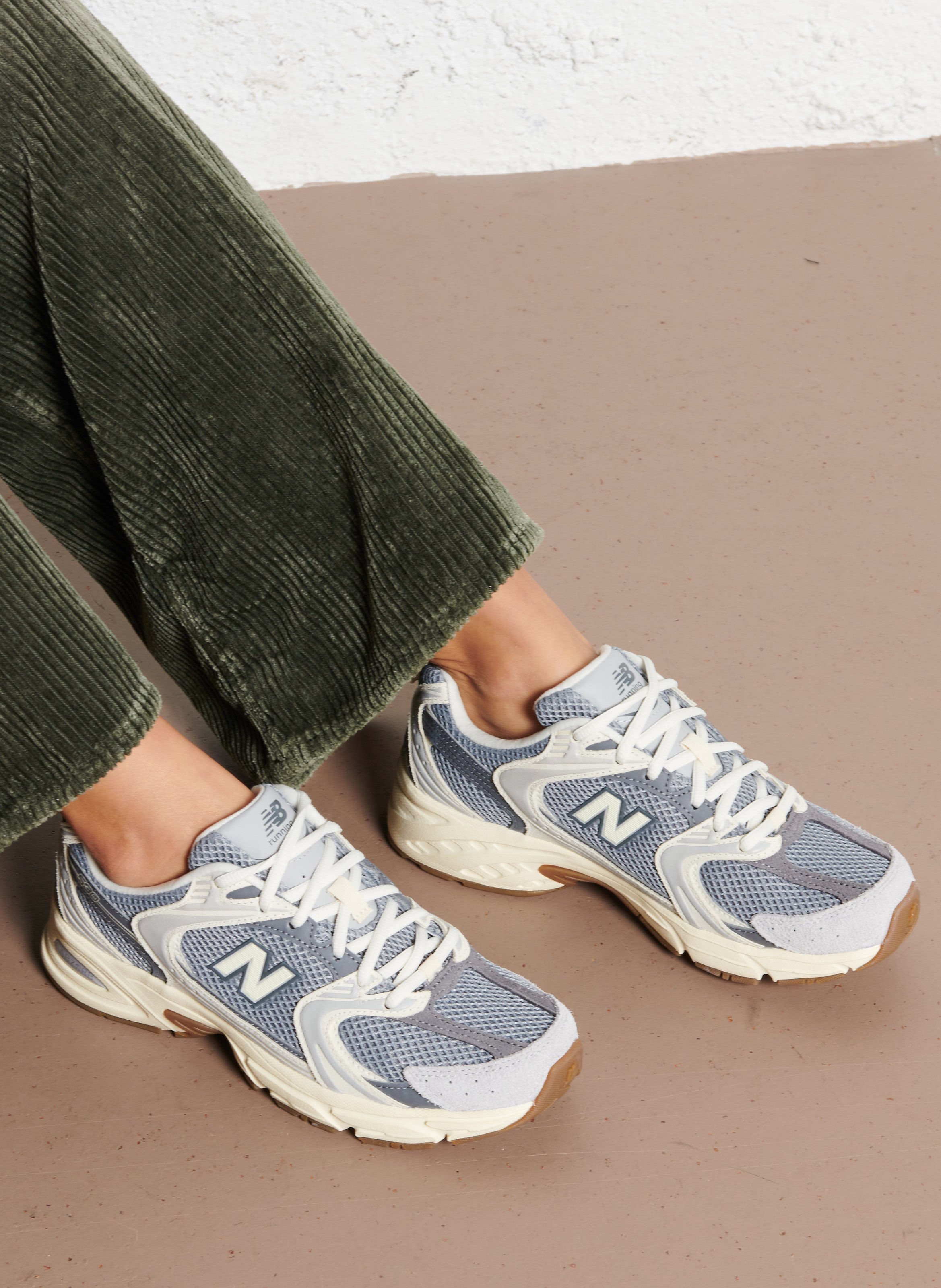 Plain low-top sneakers NEW BALANCE Grey