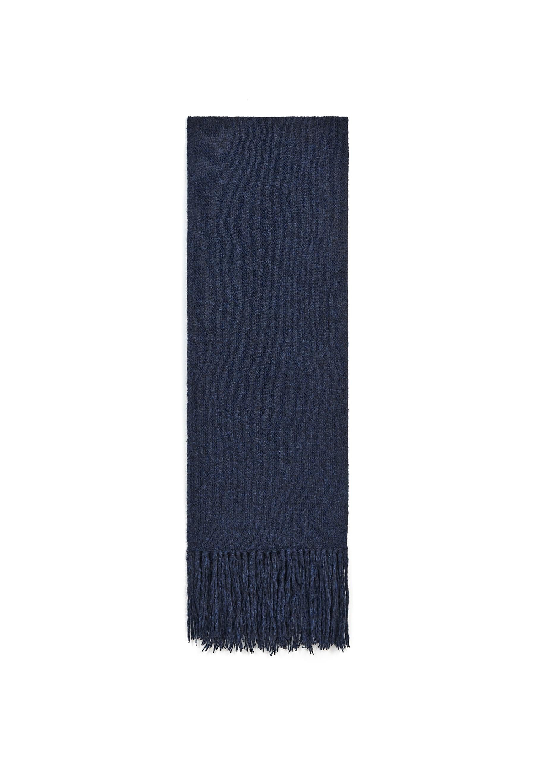 Long chunky knit scarf RODIER Blue