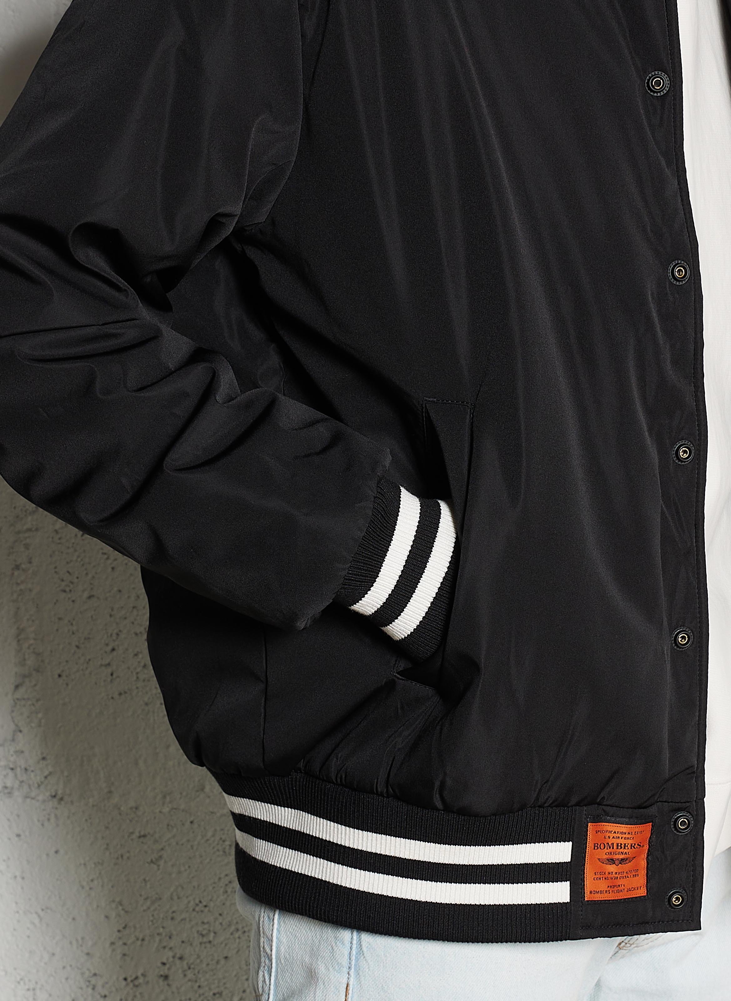 Bombers col rond BOMBERS ORIGINAL Noir