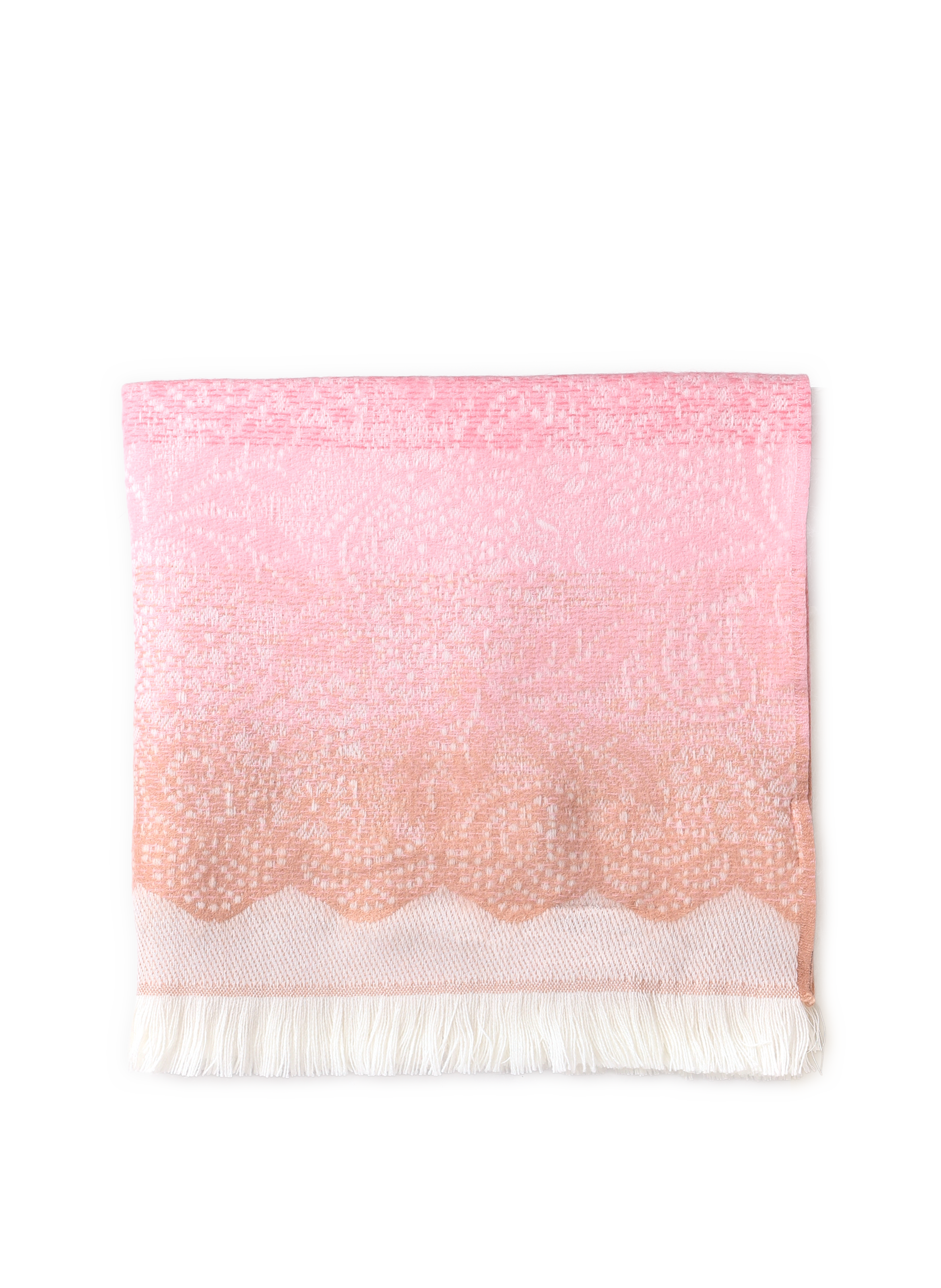 Etole dentelle dégradée AU PRINTEMPS PARIS Rose