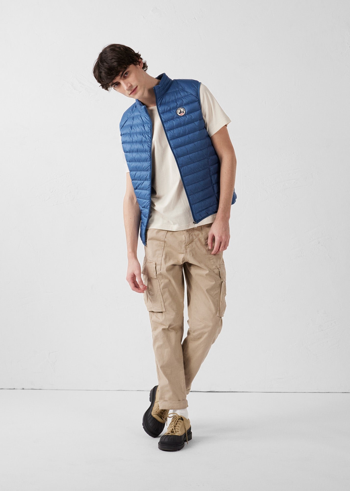Sleeveless puffer jacket Tom JOTT Blue