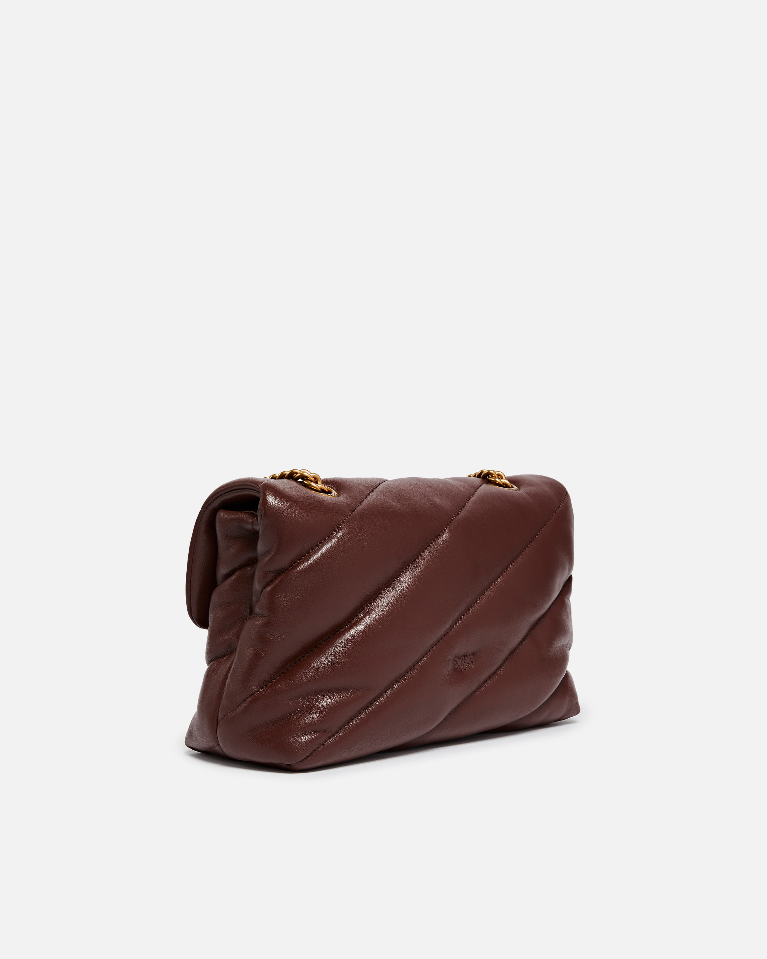 Puff Maxi Quilt Classic Love Bag PINKO Golden