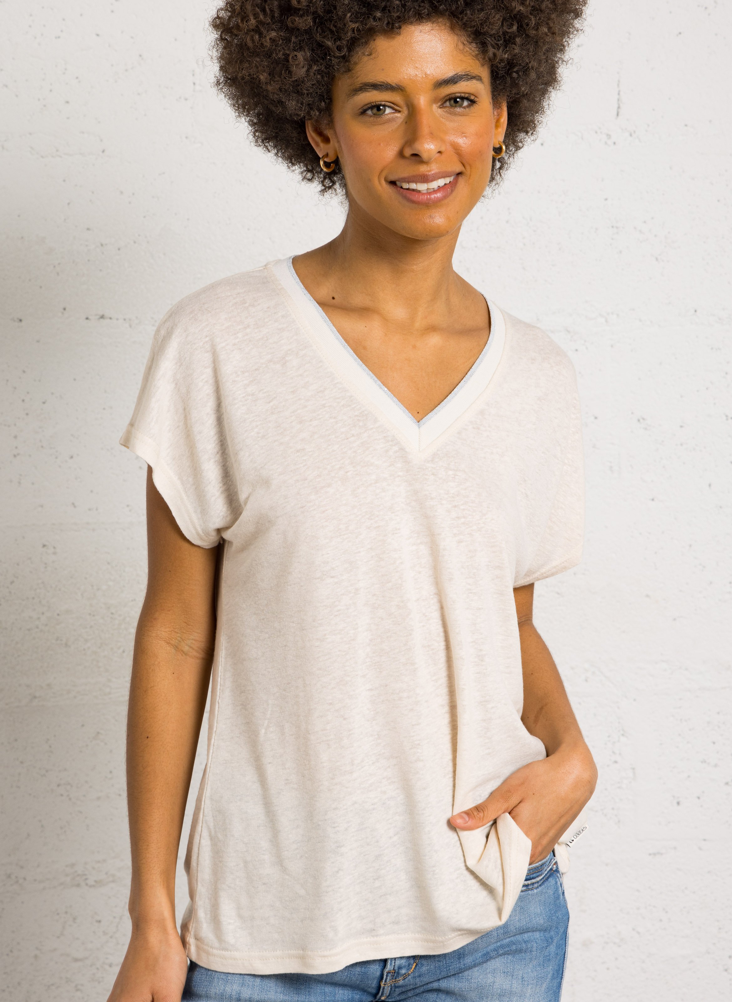 T-shirt LE TEMPS DES CERISES Blauw