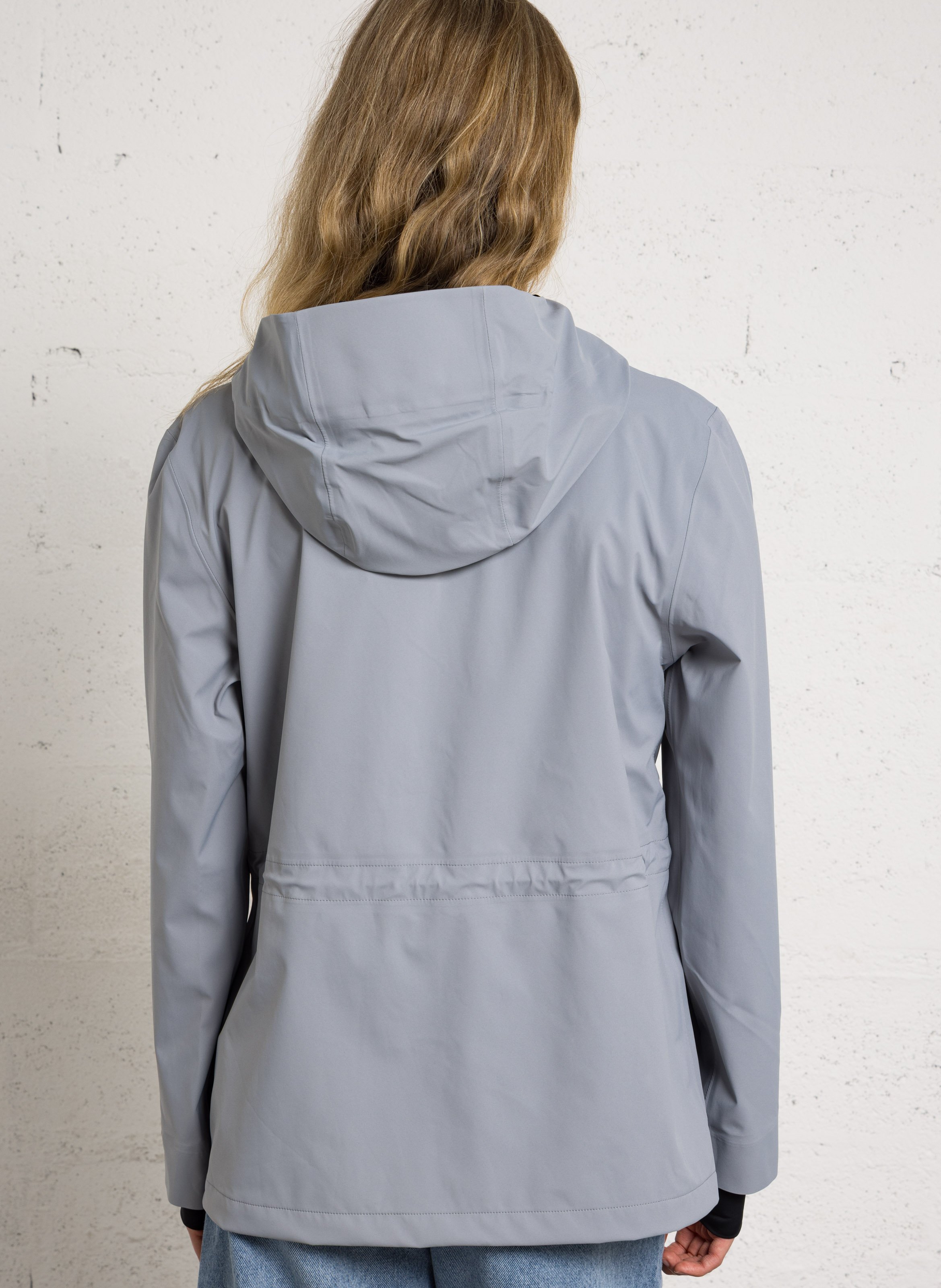Cotton parka with hood RAINS Blue