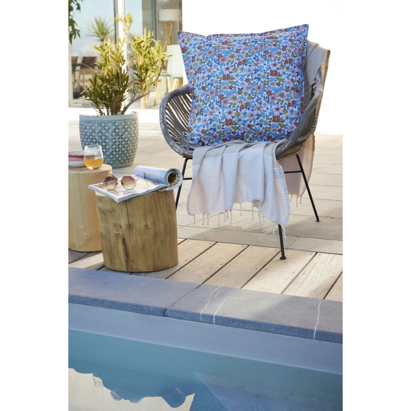 "Outdoor" butterfly effect cushion cover - all sizes L'EFFET PAPILLON Multicolored