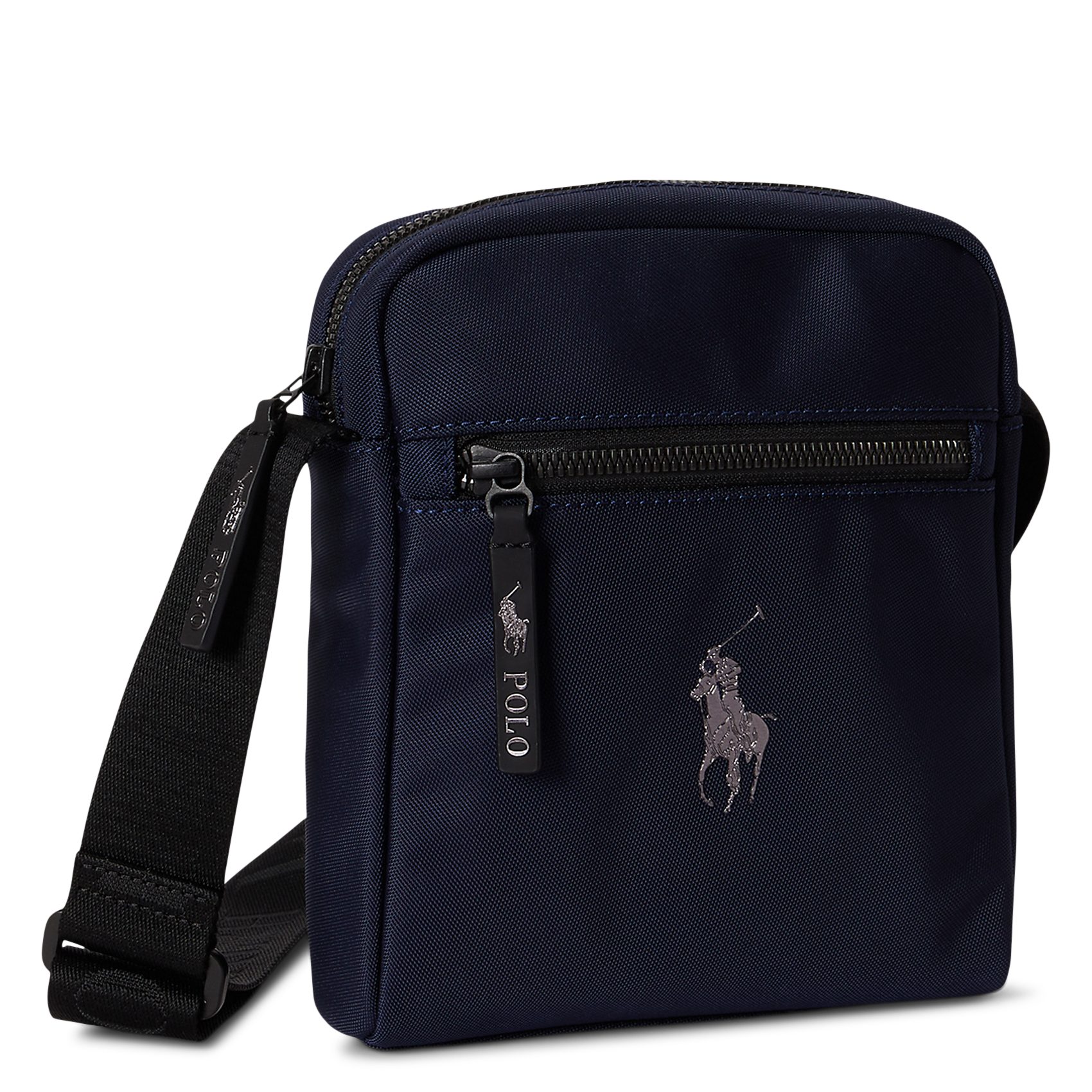 Bandoulière zippée unie POLO RALPH LAUREN Bleu
