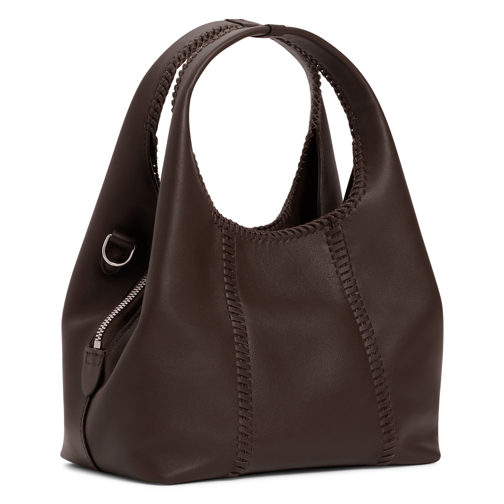 Leather shoulder bag LE TANNEUR Brown