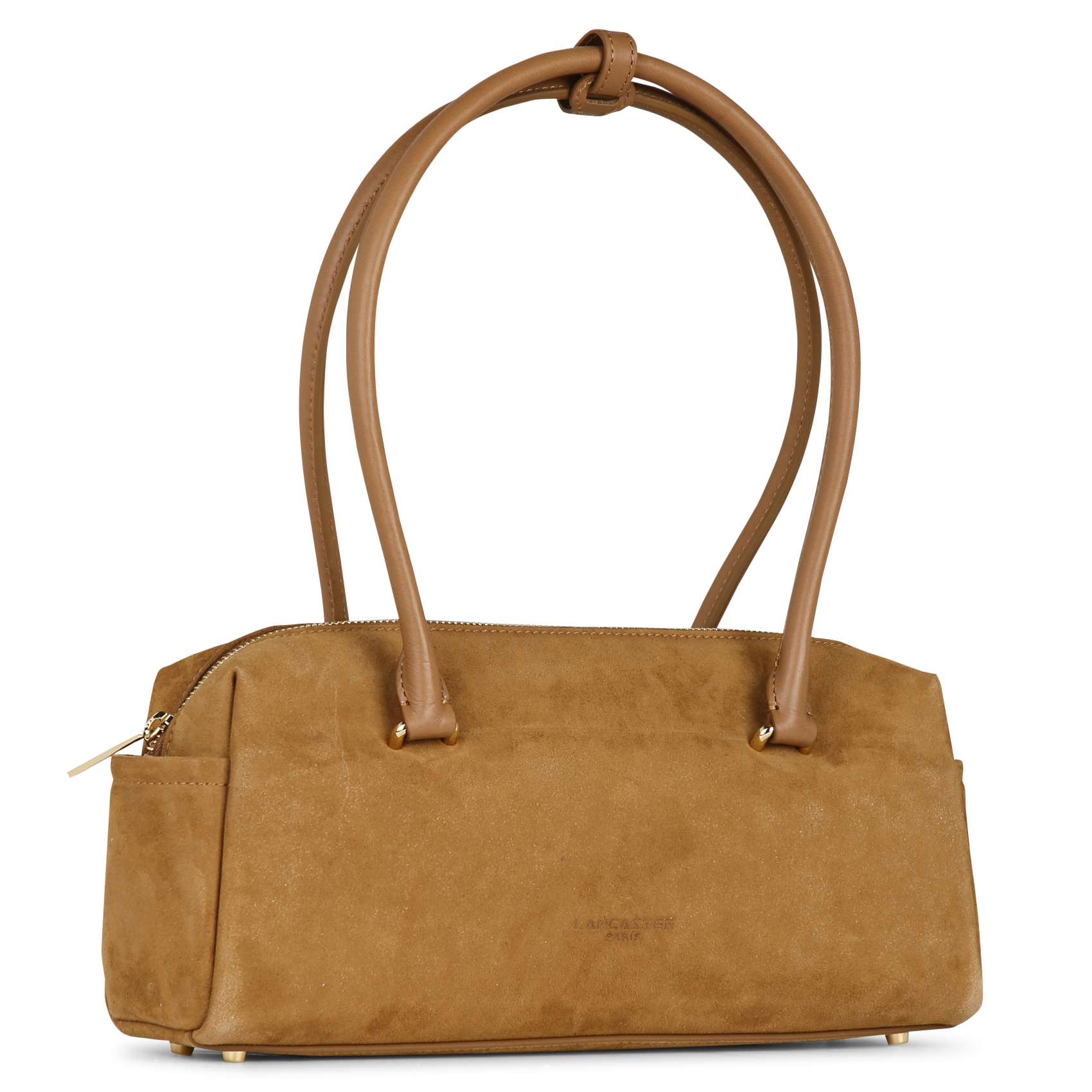 Handtasche aus Veloursleder | Braun LANCASTER PARIS Damen