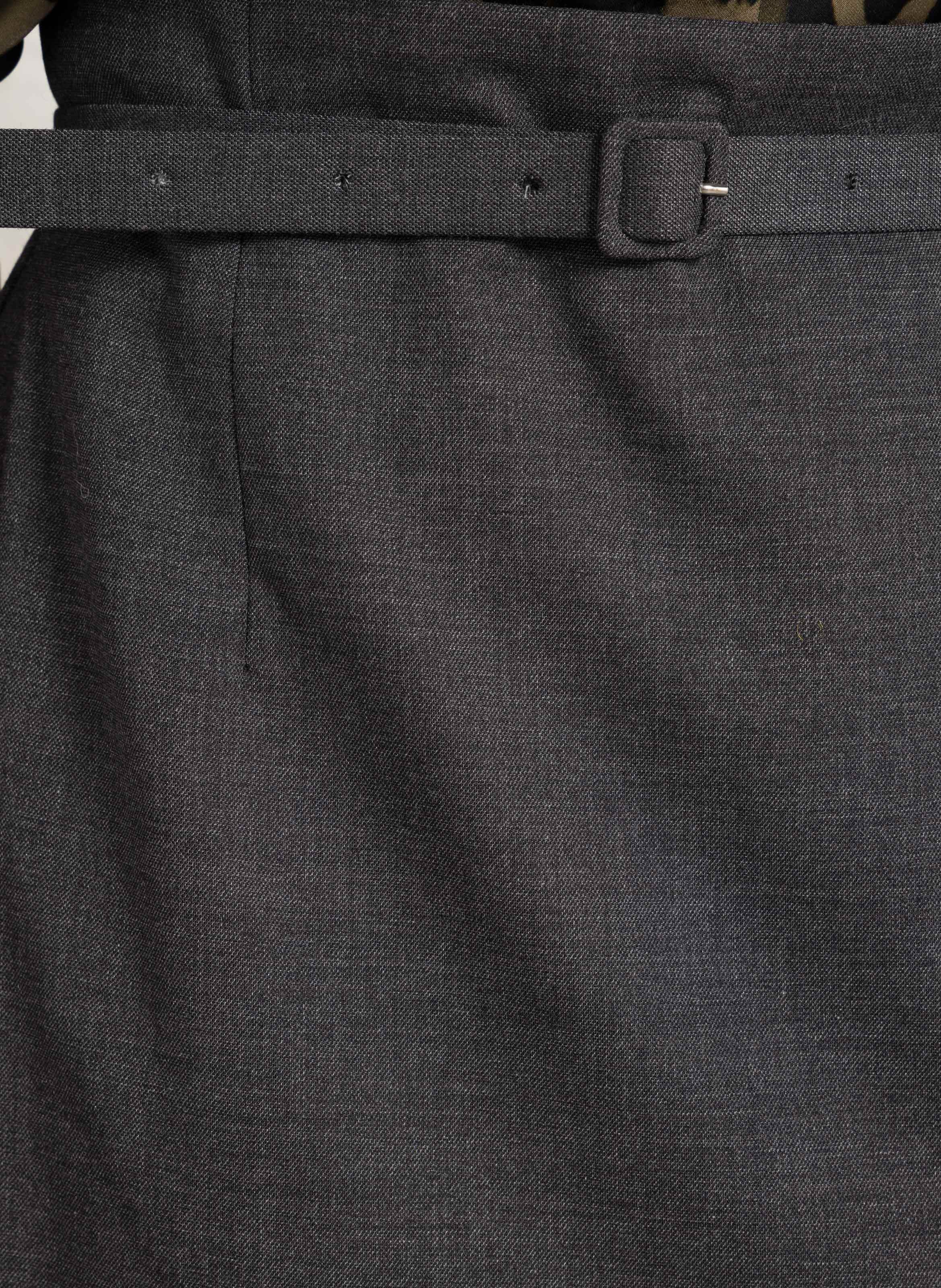 Jupe midi droite  IMPERIAL Gris