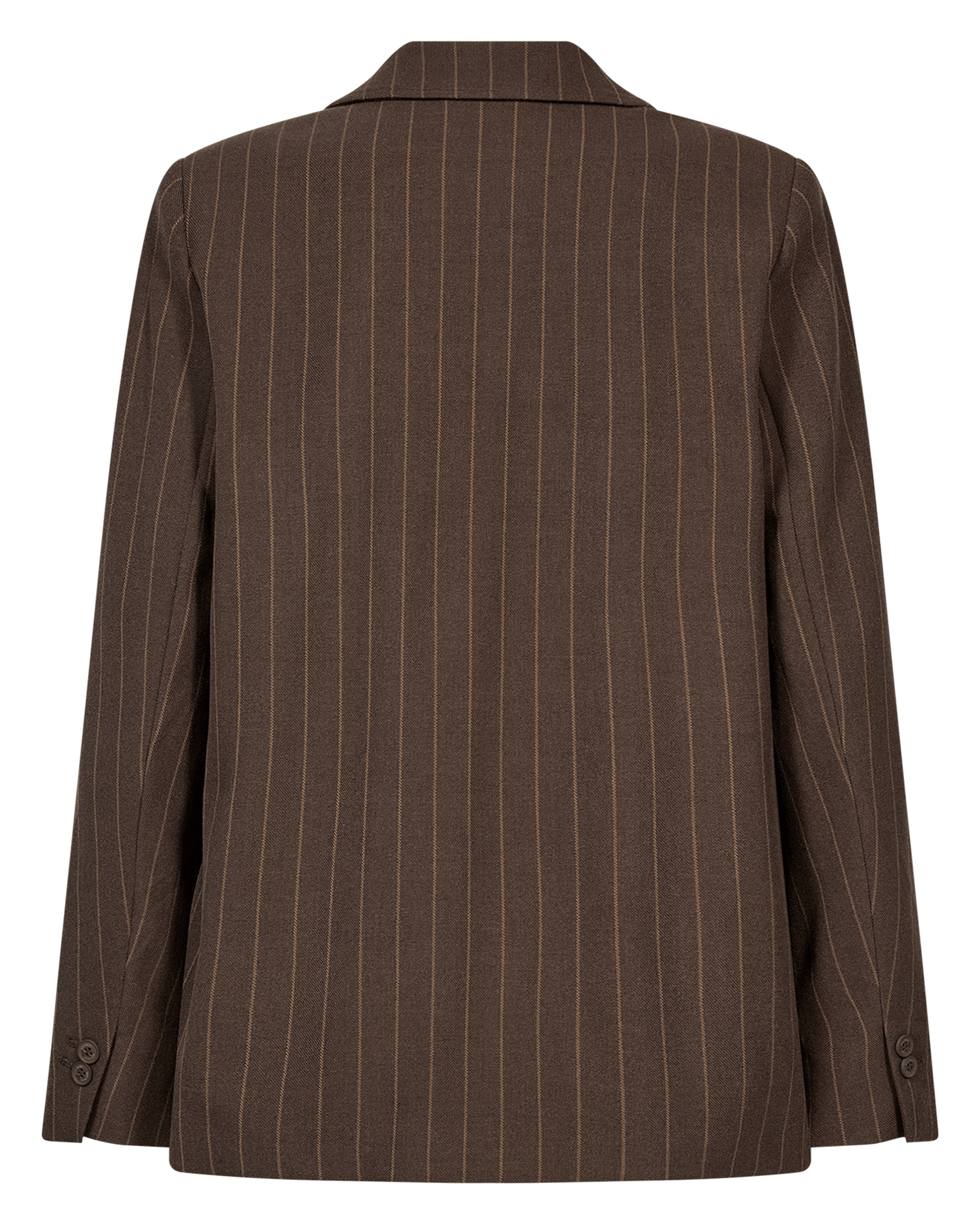 Veste tailleur ample à rayures MOS MOSH Marron