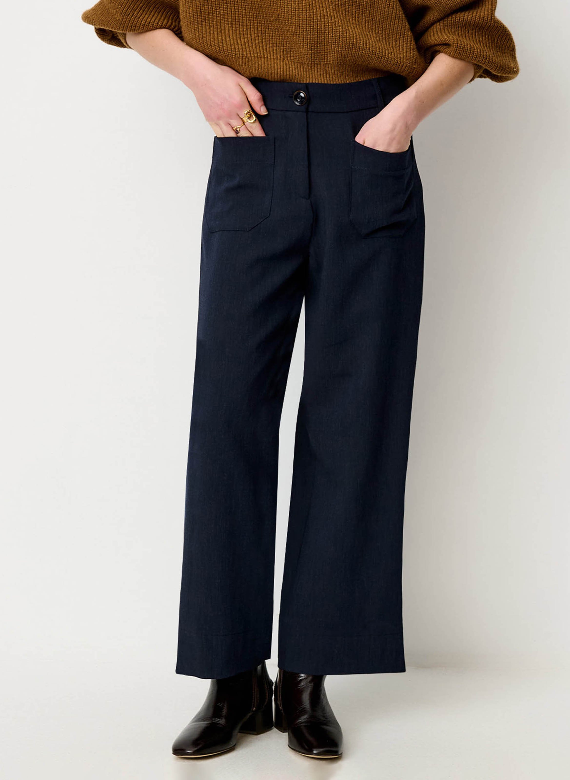 Bundfaltenhose SESSUN Blau
