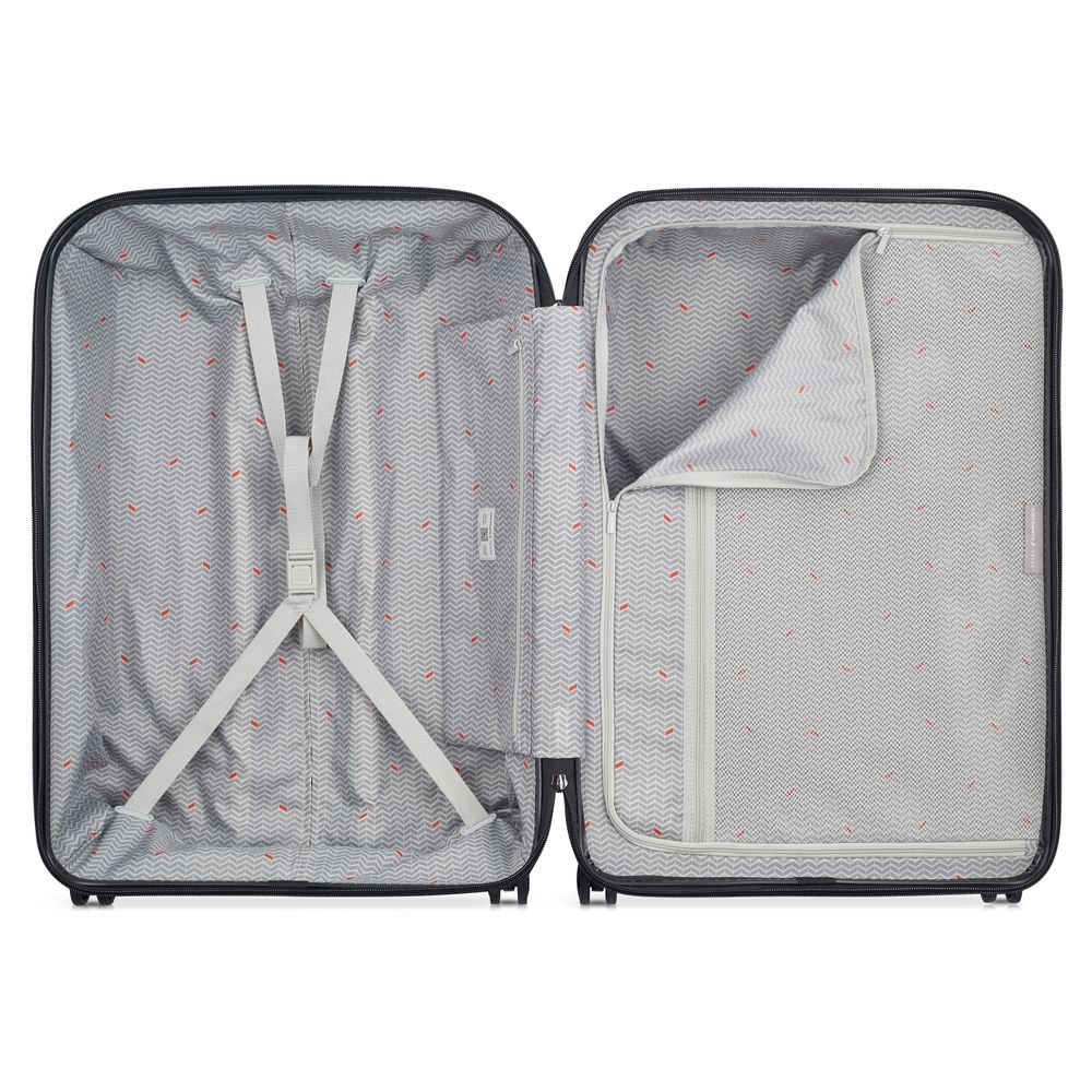 Rigid hold suitcase DELSEY PARIS Black