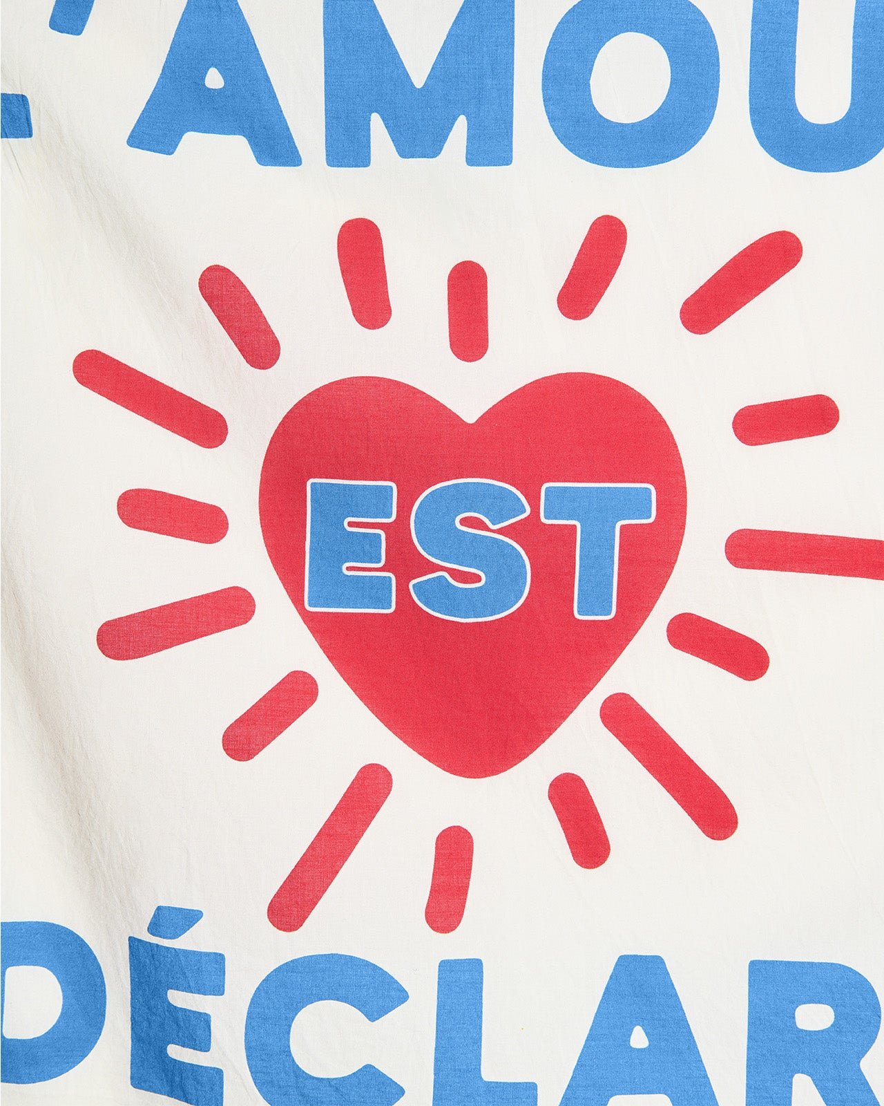 The "Love Is Declared" Bandana EMOI EMOI White